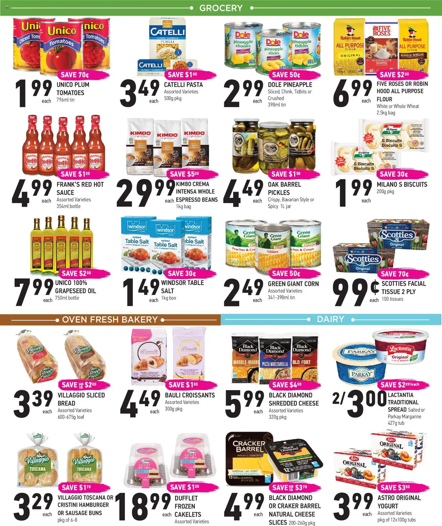 Coppas Fresh Market flyer valid from 28.05.2026 | Page: 3 | Products: Pineapple, Bakery, Table, Yogurt
