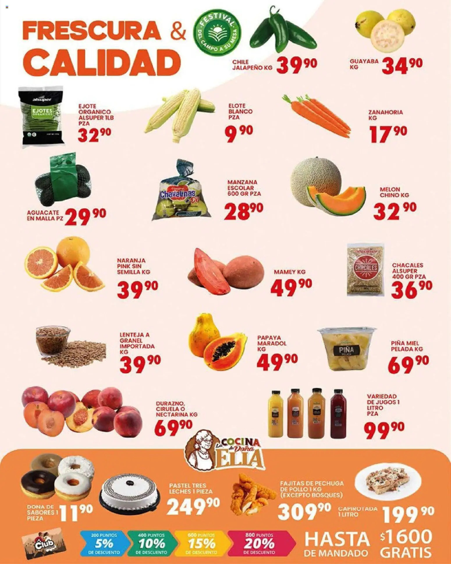 Nuevas ofertas de Alsuper válidas en toda la República Mexicana desde el 17/03/2026. ¡Encuentra las mejores ofertas en Alsuper folleto Chihuahua Capital! | Página: 2 | Productos: Pollo, Manzana, Pastel, Zanahoria