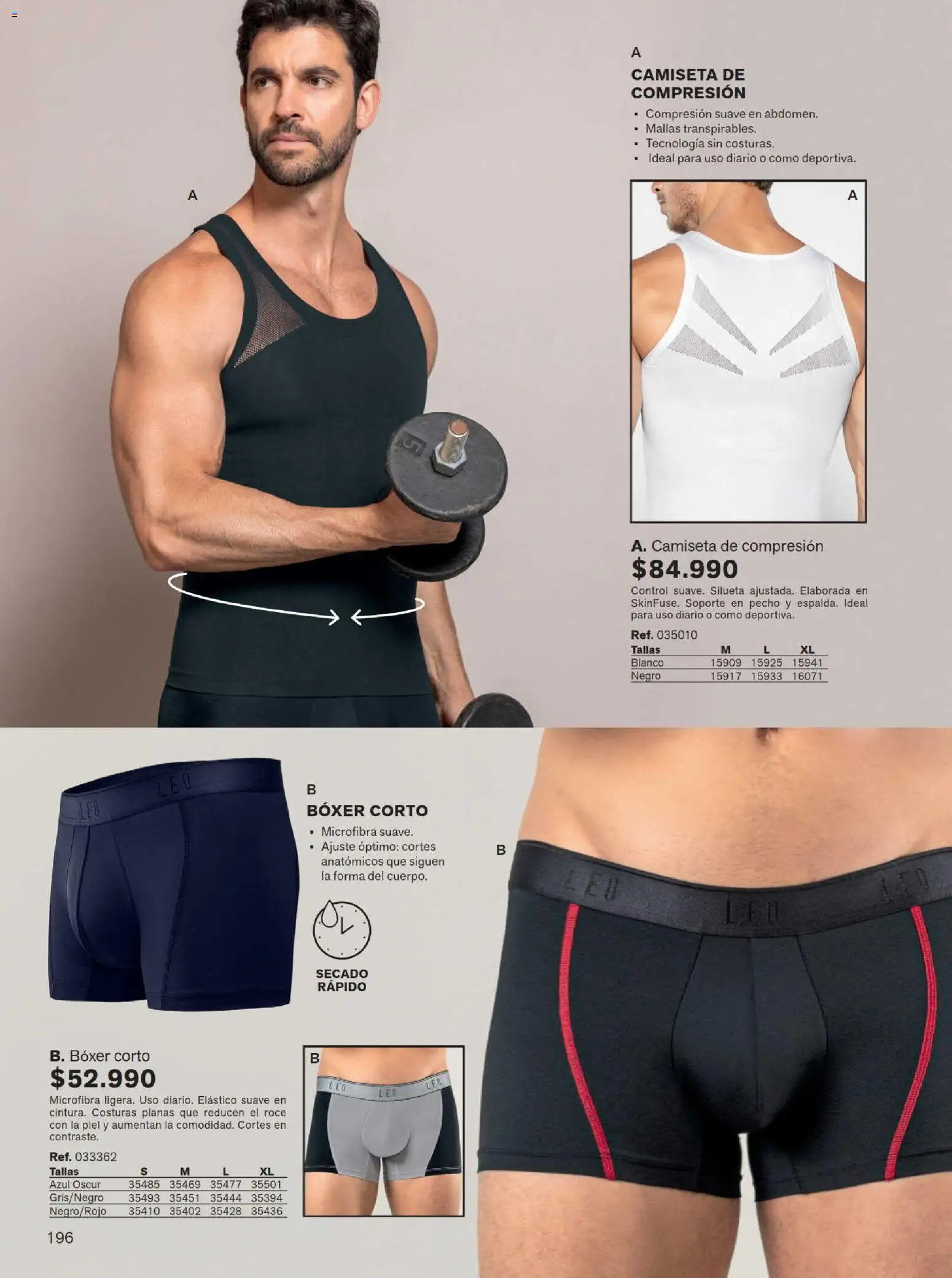 Leonisa revista - valida desde el 15/07/2026 | Página: 196 | Productos: Camiseta