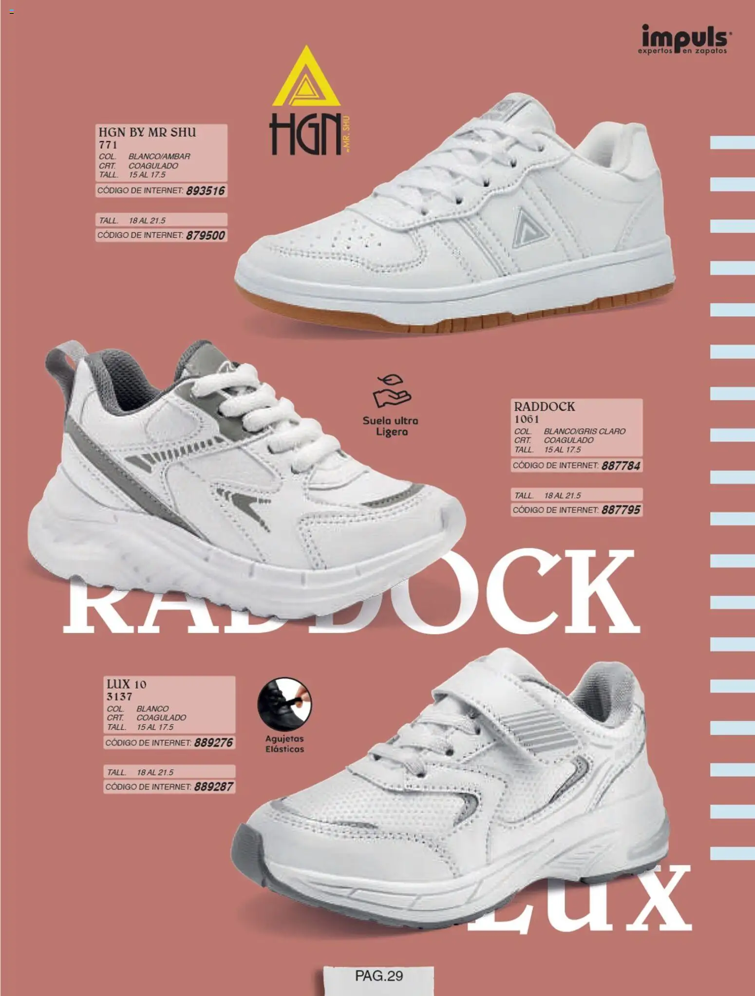 Nuevas ofertas de Impuls válidas en toda la República Mexicana desde el 01/07/2026. ¡Encuentra las mejores ofertas en Impuls catálogo Niña! | Página: 31 | Productos: Zapatos