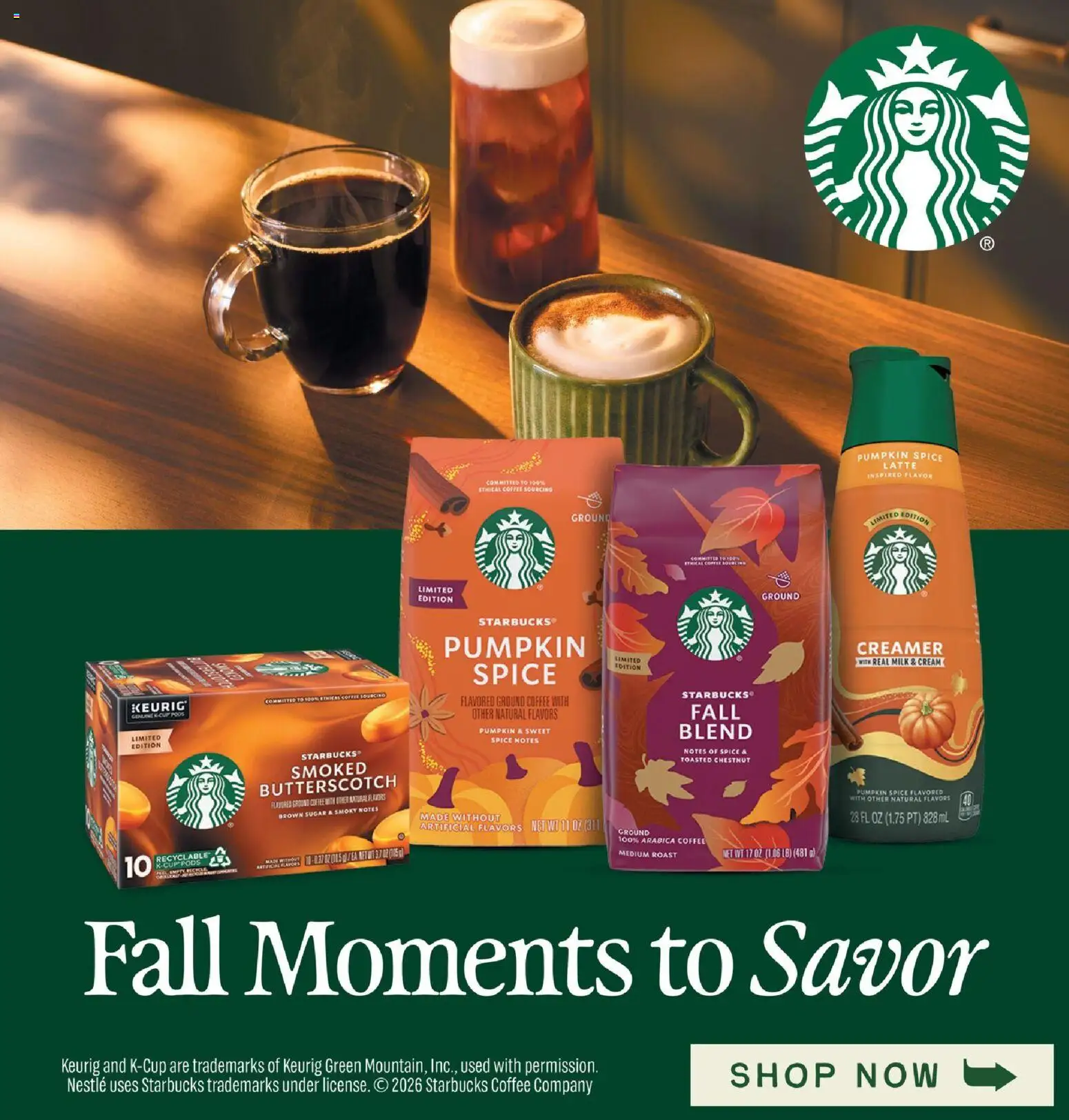 Lowes Foods Weekly Ad - valid from 09/30/2026 | Page: 4 | Products: Coffee, Cream, Ground coffee, Pumpkin