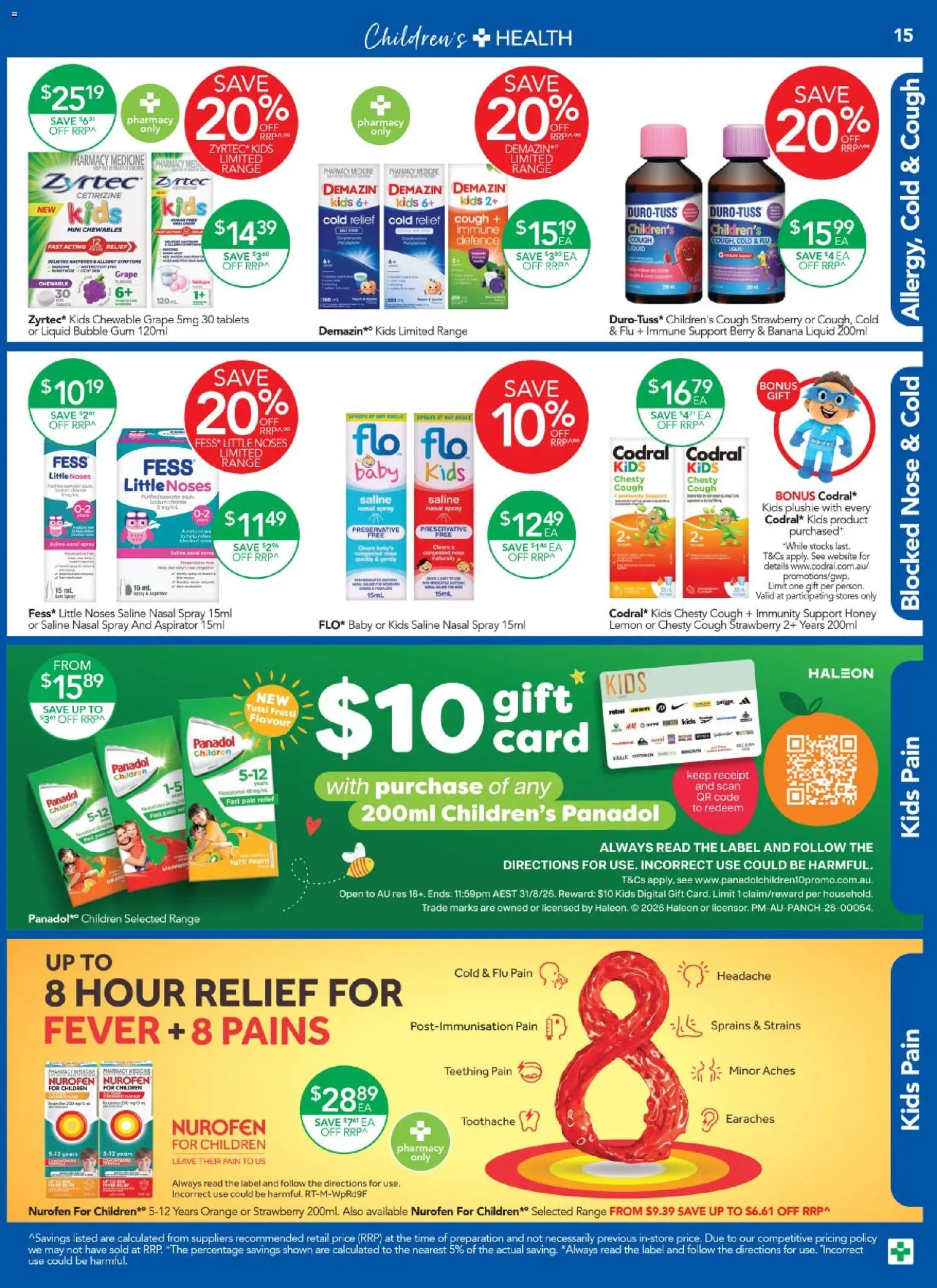 Terry White catalogue - valid from 20/08/2026 | Page: 15 | Products: Gum, Honey, Teething, Pain relief