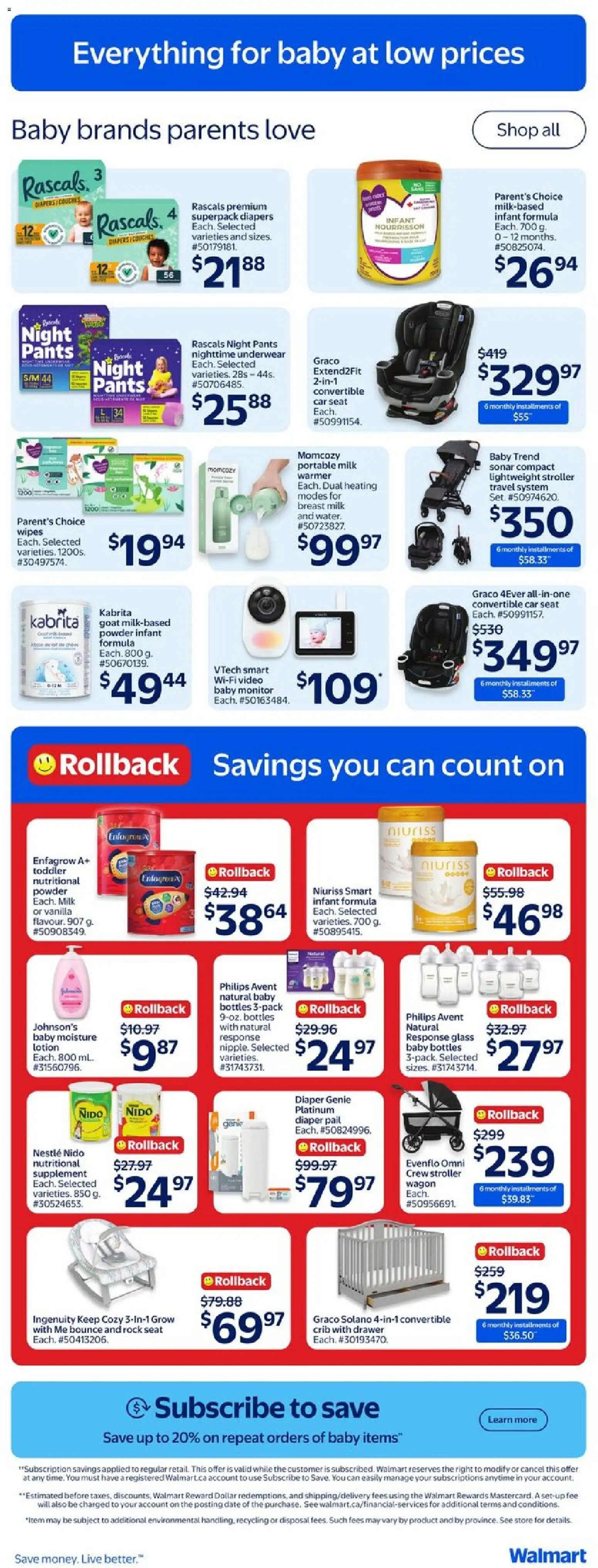Walmart flyer valid from Jul 9, 2026 | Page: 13 | Products: Video, Shoes, Pants, Underwear