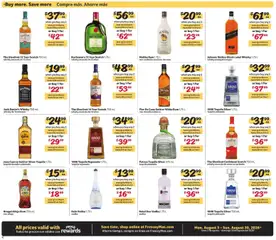 Preview of Fresco y Más weekly ads valid from 08/03/2026 | Page: 4 | Products: Jack Daniel's, White rum, Tequila, Rum