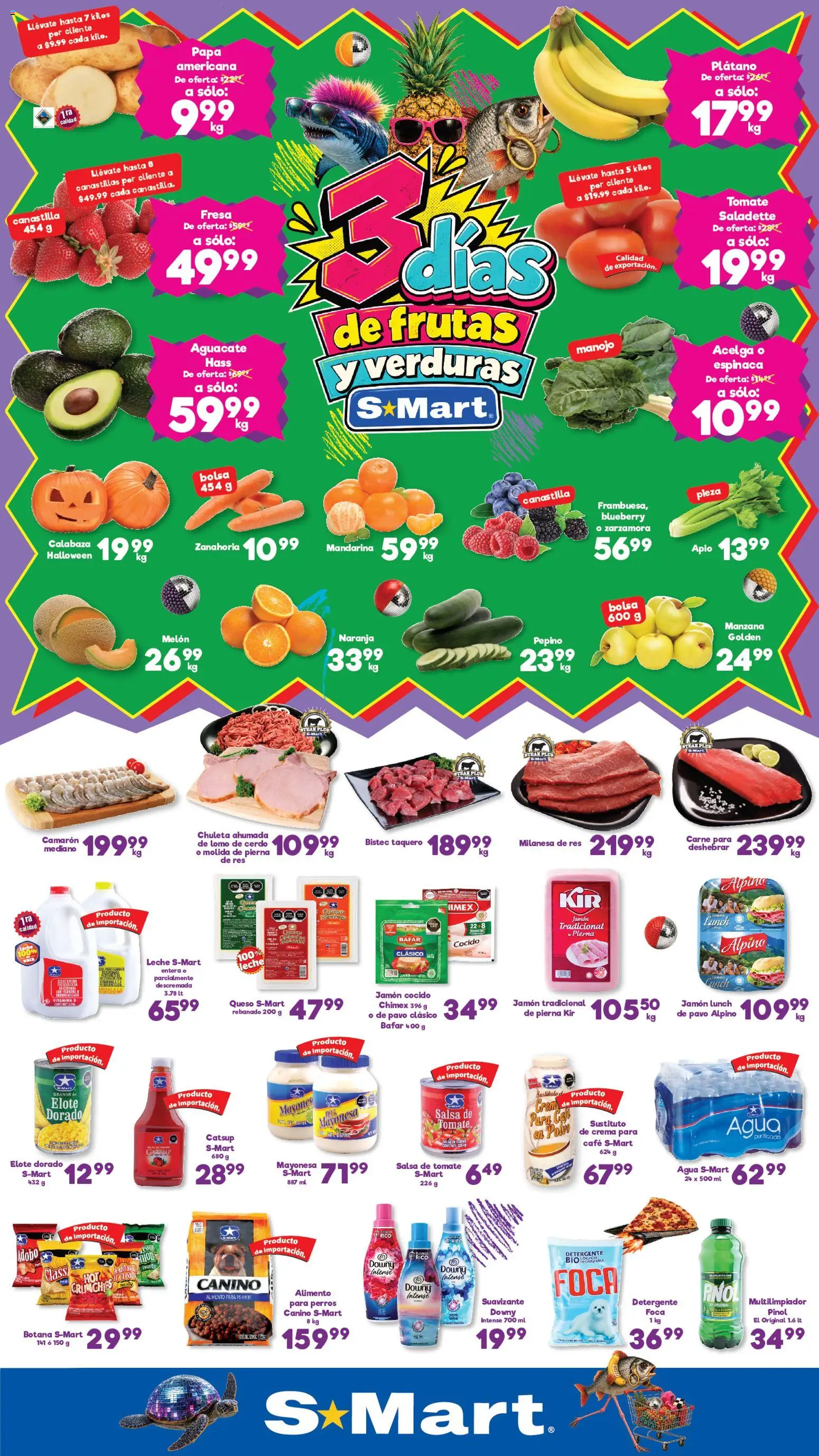Nuevas ofertas de S-Mart válidas en toda la República Mexicana desde el 20/10/2026. ¡Encuentra las mejores ofertas en S-Mart folleto Juárez! | Página: 1
