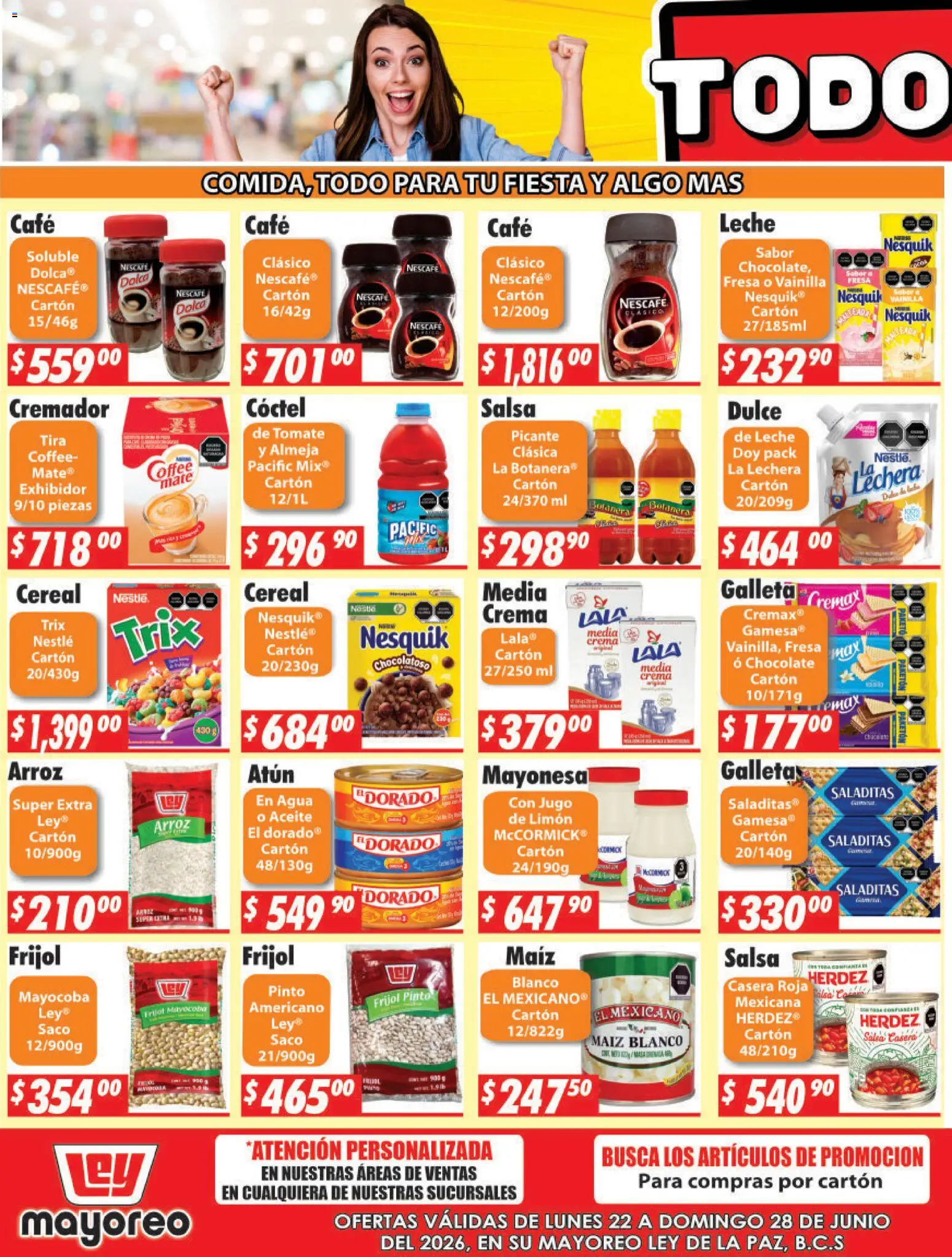 Nuevas ofertas de Casa Ley válidas en toda la República Mexicana desde el 22/06/2026. ¡Encuentra las mejores ofertas en Casa Ley folleto La Paz! | Página: 3