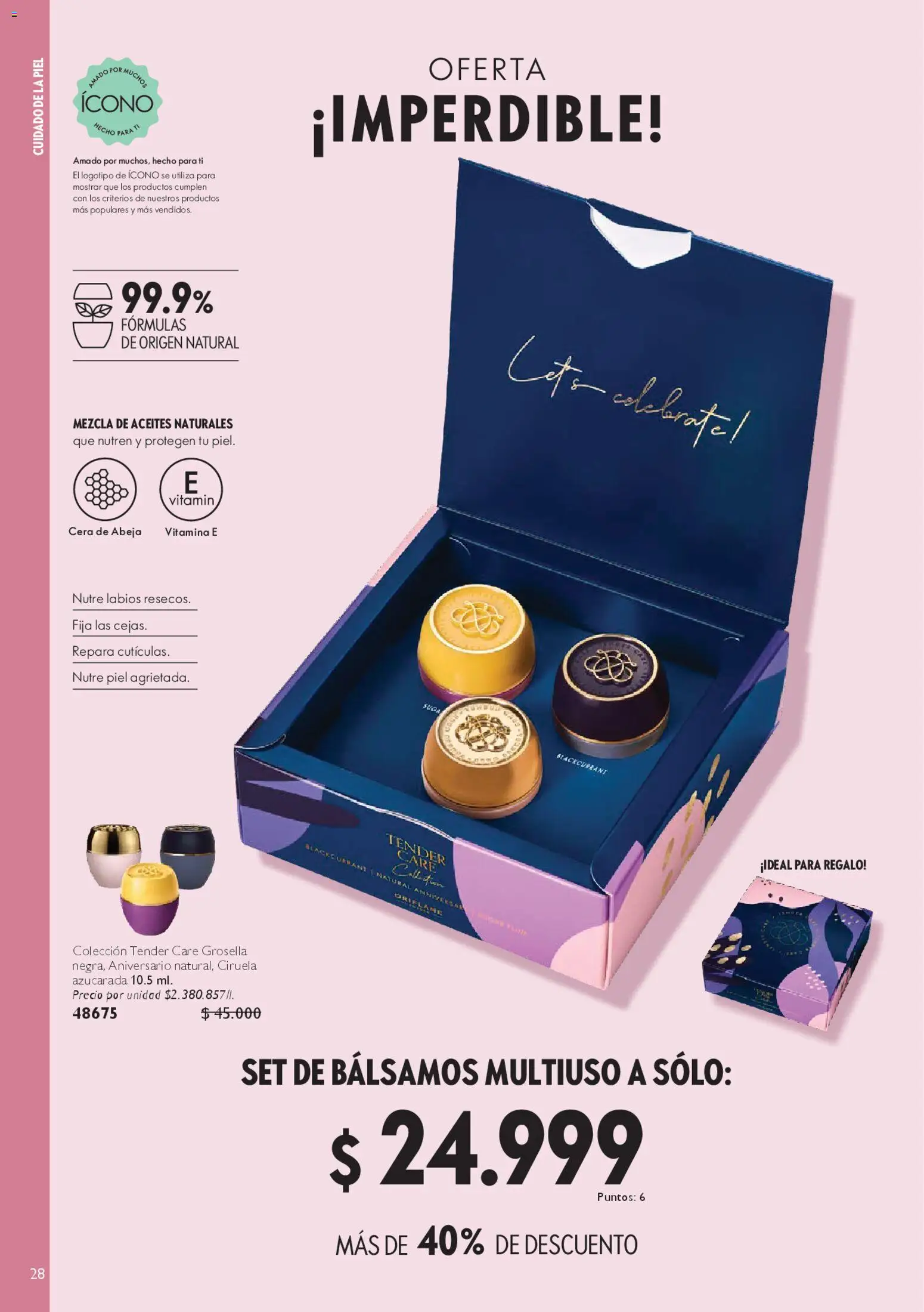Oriflame revista - valida desde el 28.03.2026 | Página: 28 | Productos: Cera
