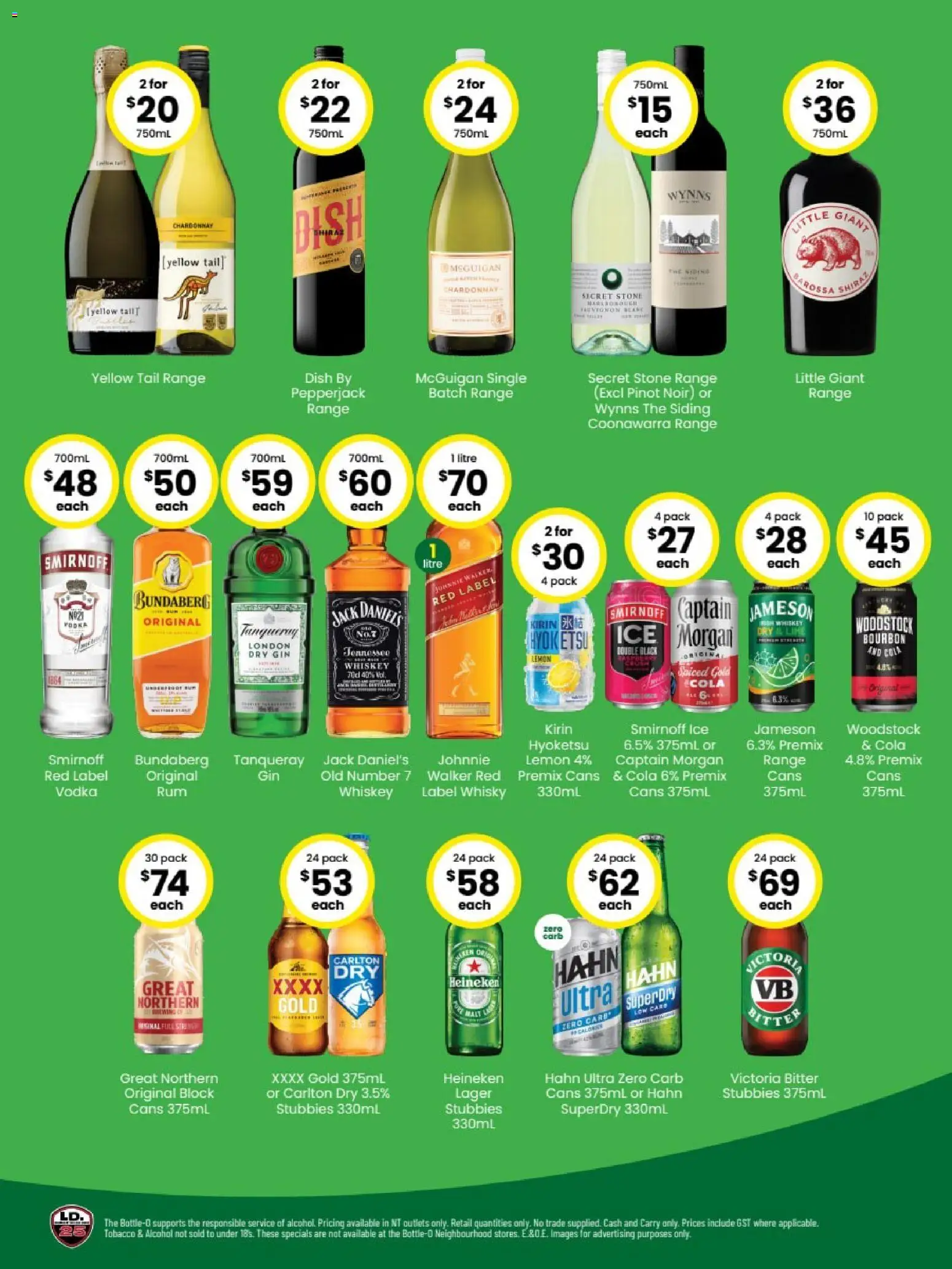 The Bottle-O catalogue - valid from 20/07/2026 | Page: 2 | Products: Bourbon, Gin, Whiskey, Lemon