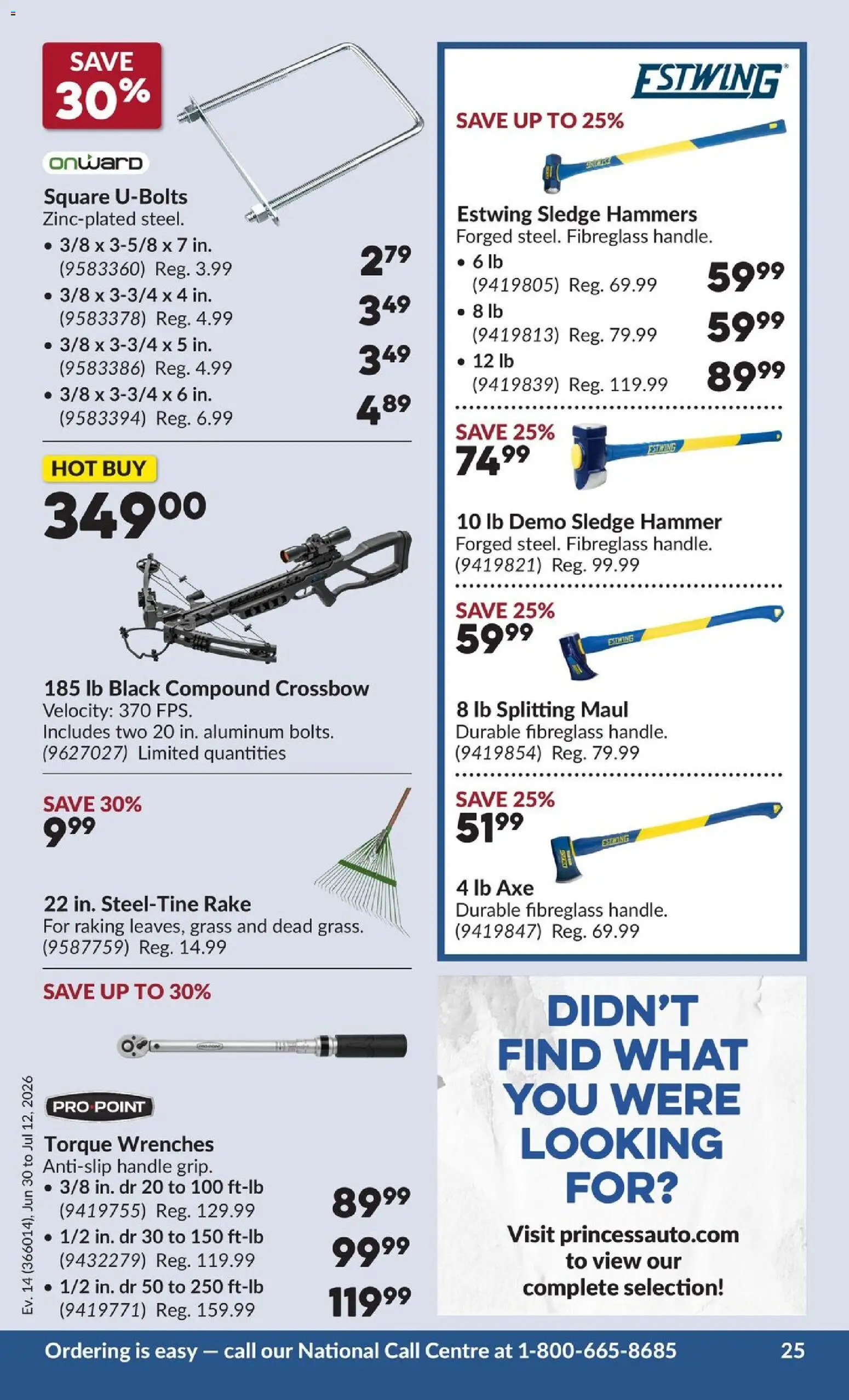 Princess Auto flyer valid from Jun 30, 2026 | Page: 30