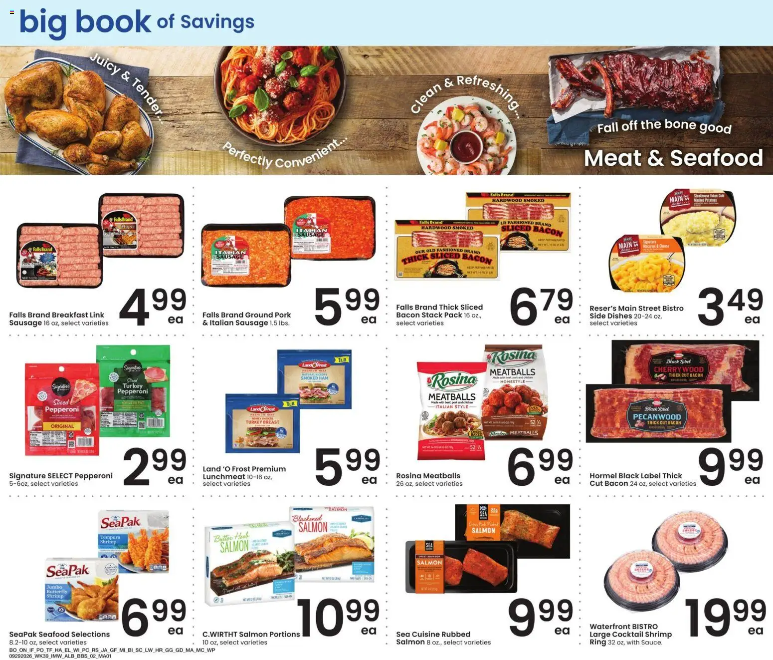 Albertsons Big Book of Savings - valid from 09/29/2026 | Page: 2 | Products: Shrimp, Ground pork, Seafood, Beet