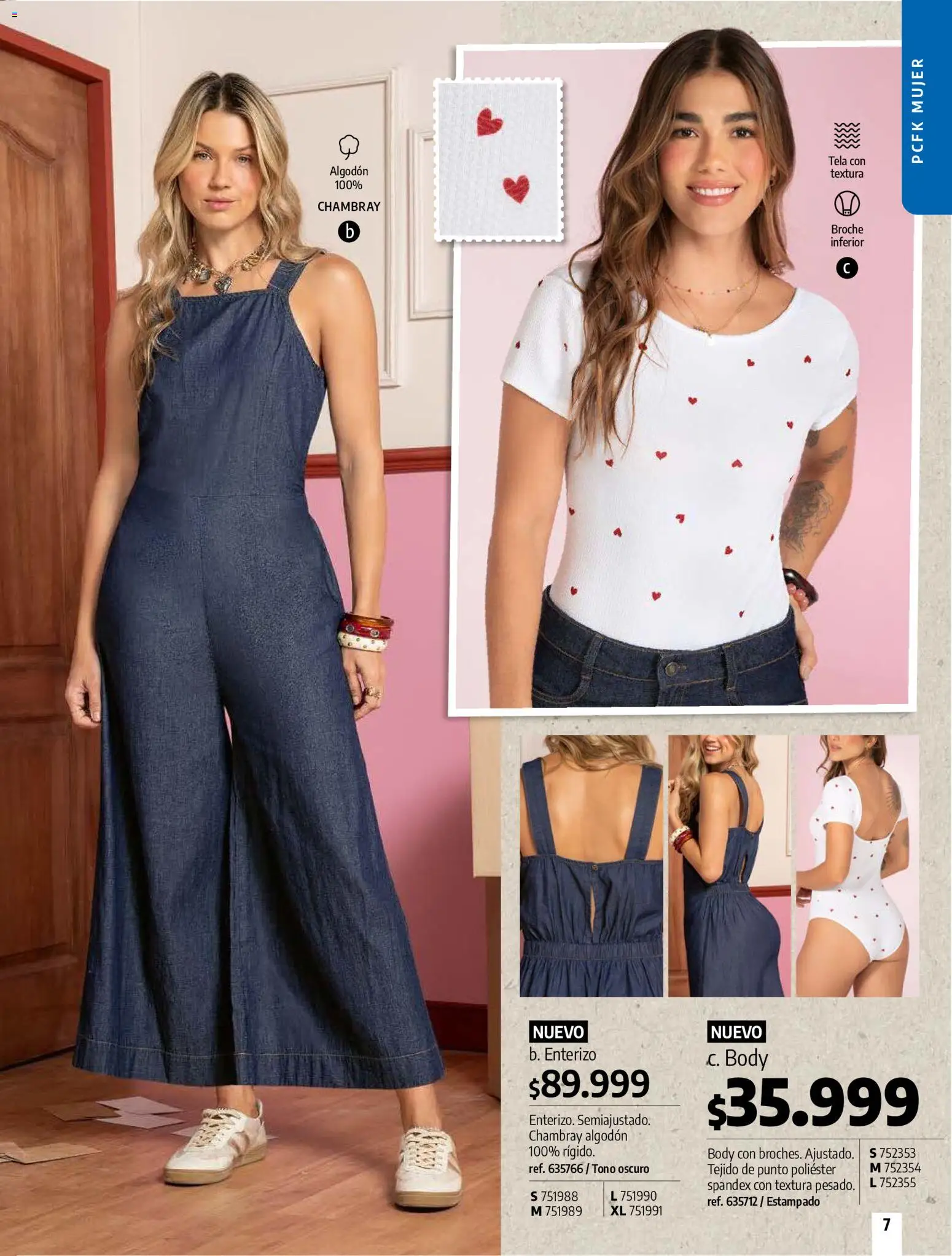 Pacifika revista - valida desde el 21/07/2026 | Página: 6 | Productos: Algodón, Body, Enterizo