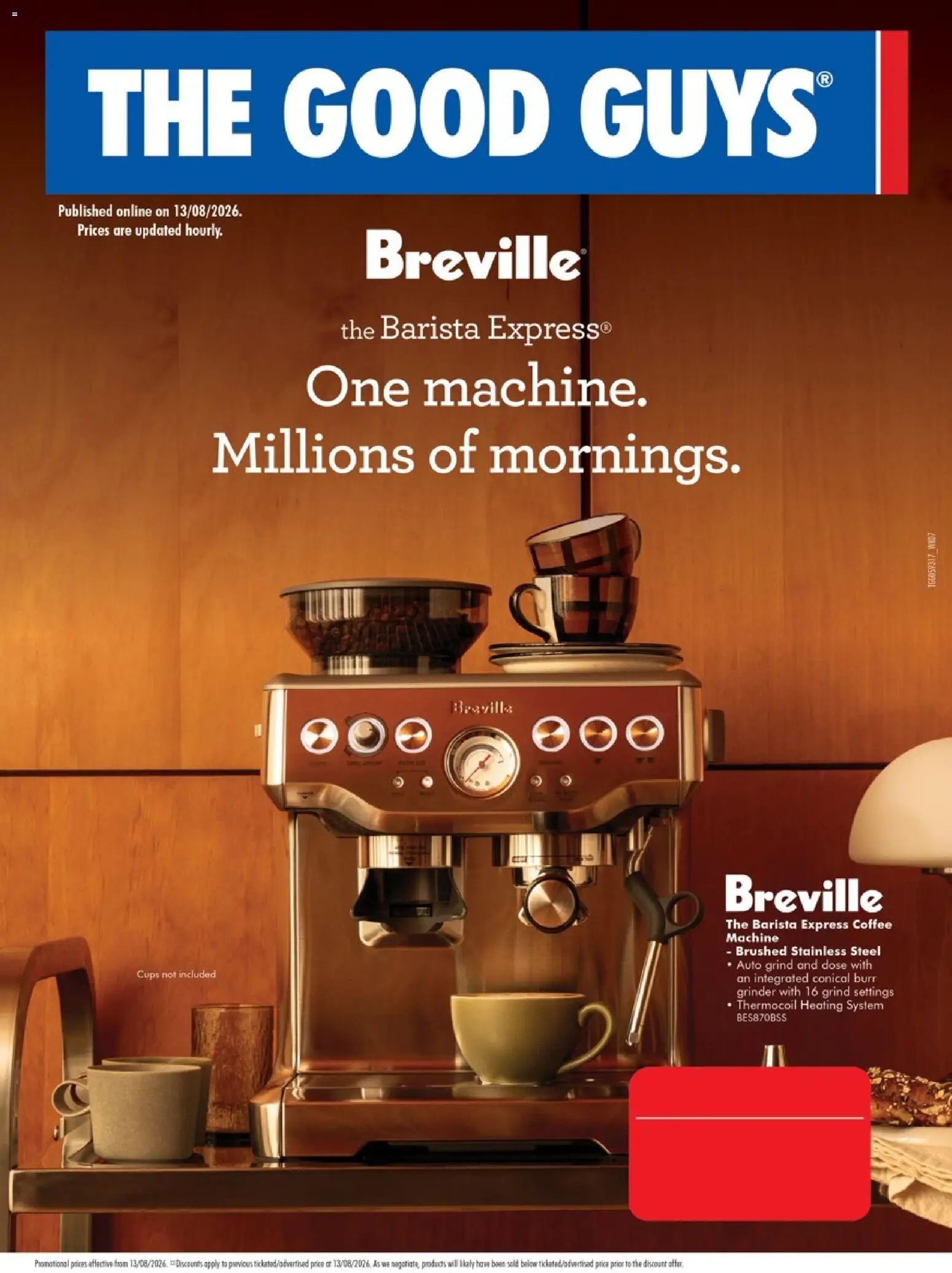 The Good Guys catalogue - valid from 13/08/2026 | Page: 2 | Products: Cups, Coffee, Foam, Grinder