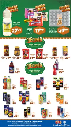 Vista previa de S-Mart folleto Ofertas de feria Chihuahua, nuevo folleto de la tienda, válido en México a partir del 05.06.2026 | Página: 2 | Productos: Limón, Huevos, Piña, Pasta
