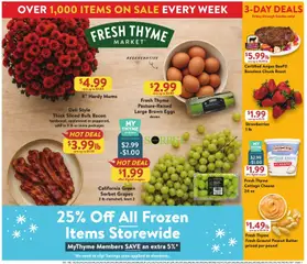 Preview of Fresh Thyme weekly ads valid from 09/23/2026