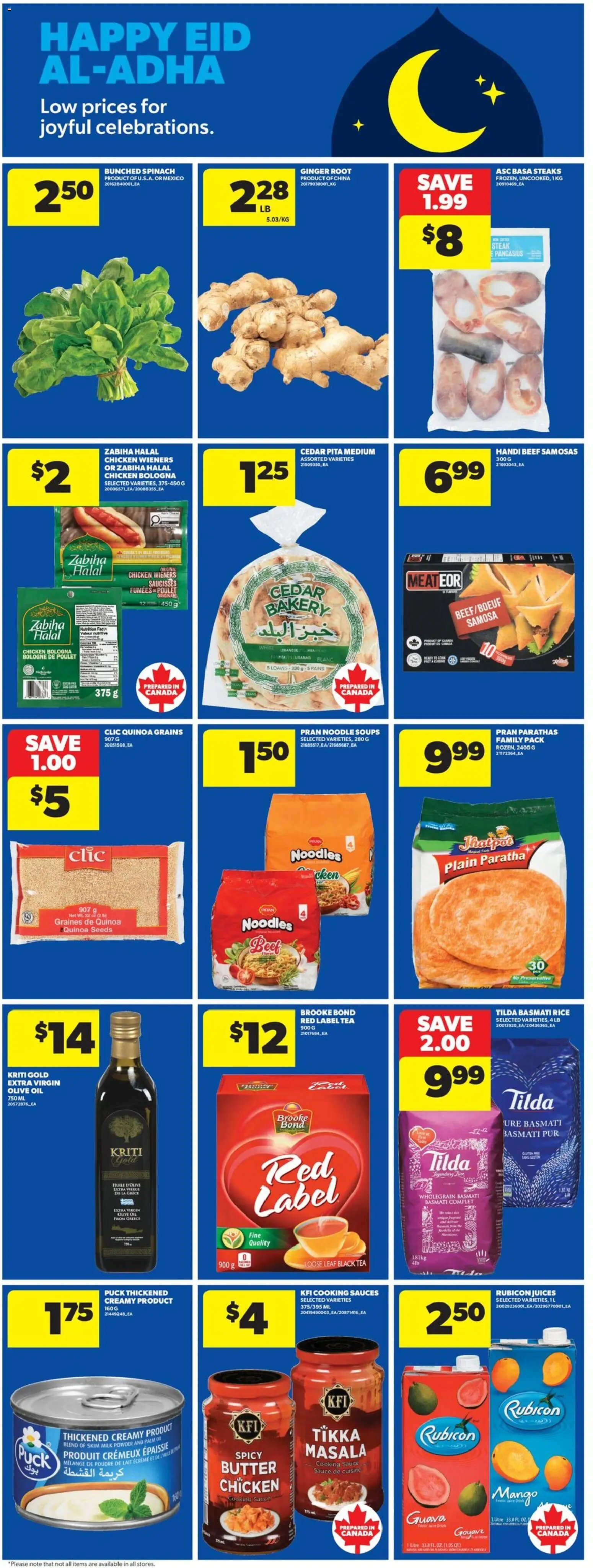 Real Canadian Superstore flyer valid from 07.05.2026 | Page: 33 | Products: Noodles, Bakery, Oil, Chicken