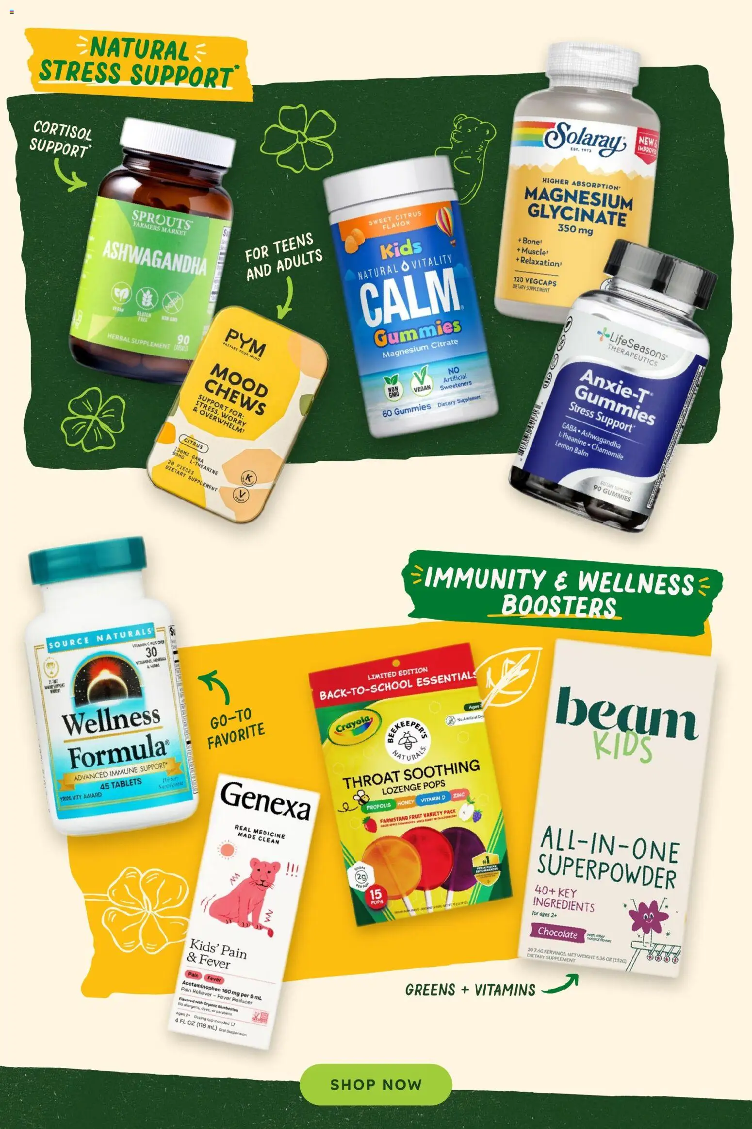 Sprouts Monthly Ad - valid from 07/29/2026 | Page: 33 | Products: Magnesium, Chocolate, Greens, Blueberries