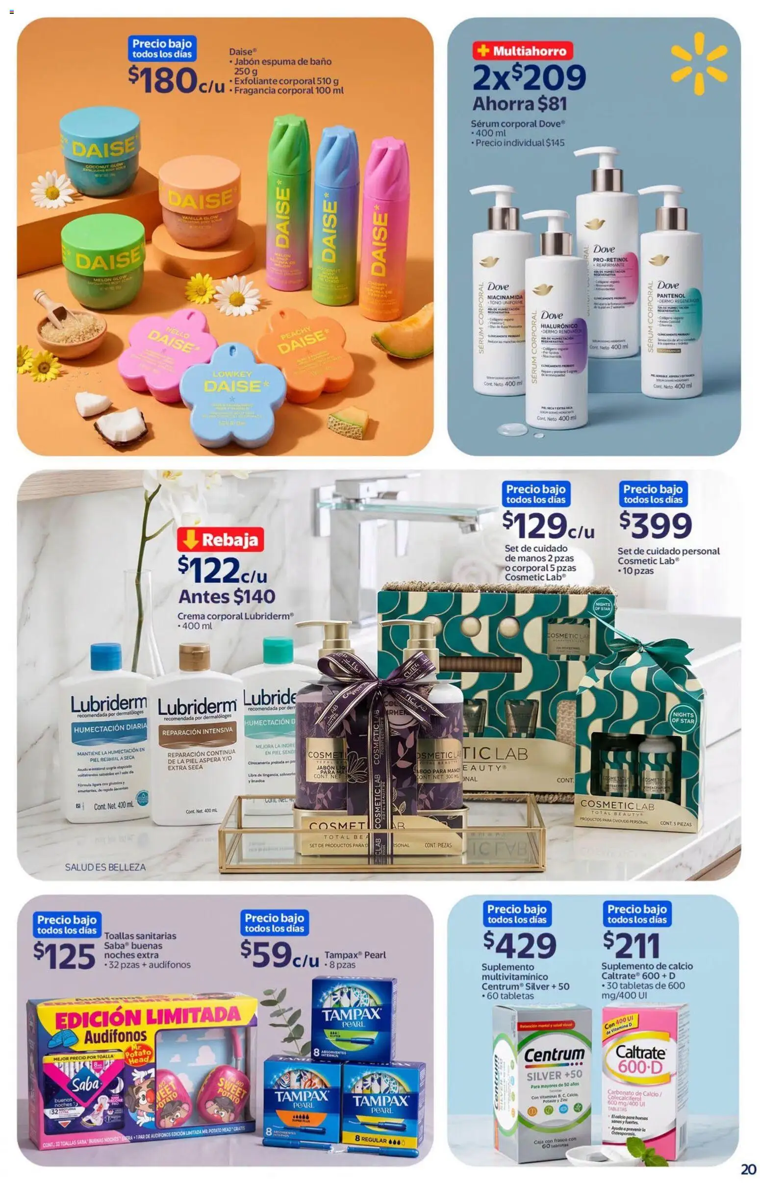 Nuevas ofertas de Walmart válidas en toda la República Mexicana desde el 18/09/2026. ¡Encuentra las mejores ofertas en Walmart folleto Tu rutina K-Beauty a precios bajos.! | Página: 20 | Productos: Pera, Melón, Exfoliante corporal, Res