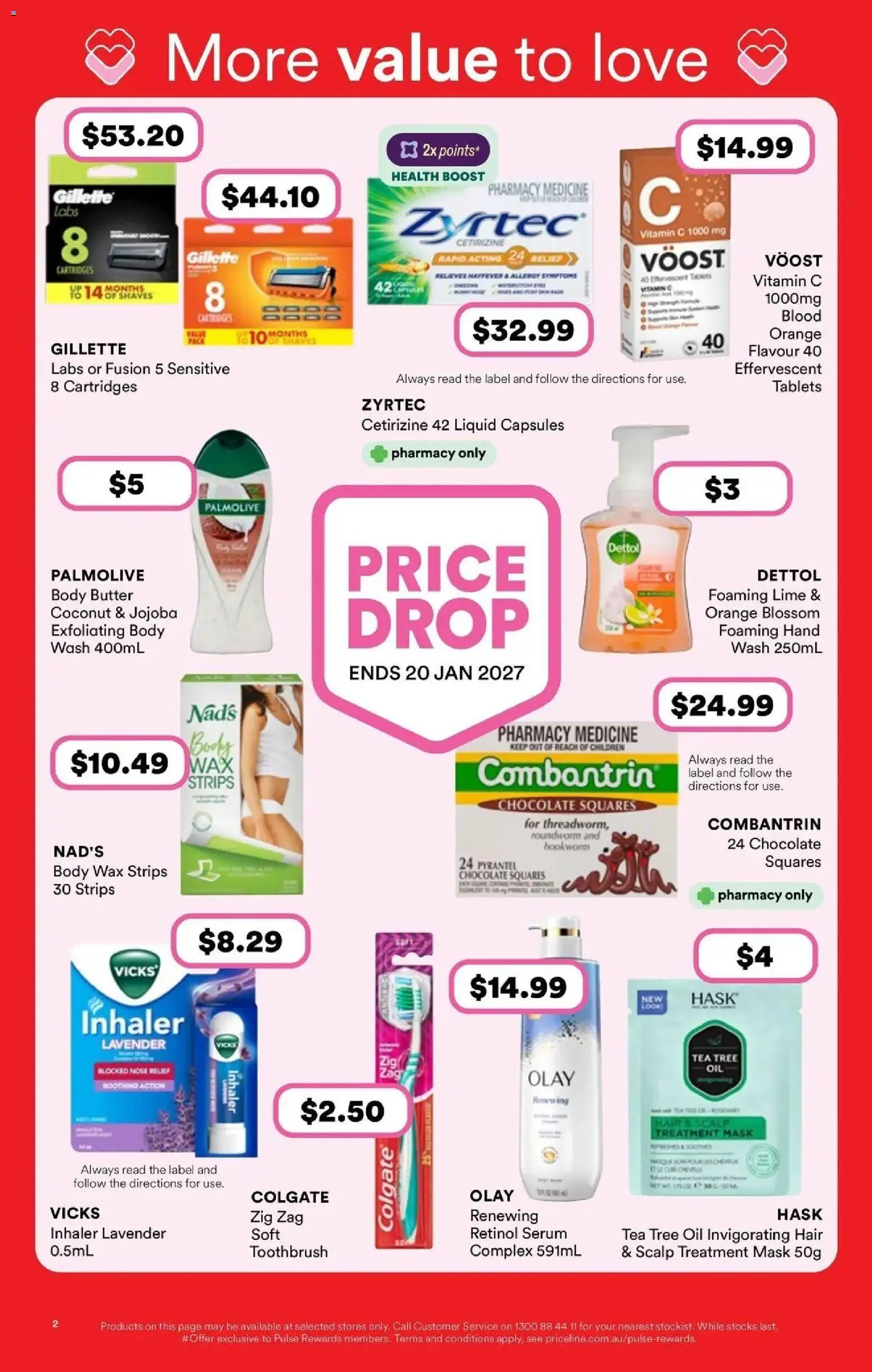 Priceline Pharmacy catalogue Melbourne - 29/10/2026 > weekly / monthly specials | Page: 2