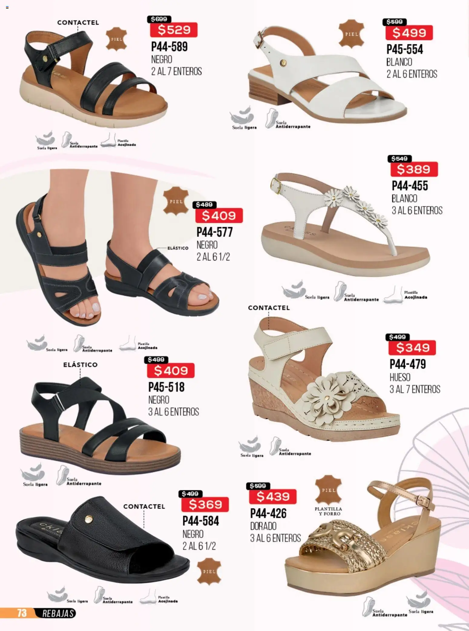 Nuevas ofertas de Cklass válidas en toda la República Mexicana desde el 23/06/2026. ¡Encuentra las mejores ofertas en Cklass catálogo Rebajas sobre rebajas calzado! | Página: 74