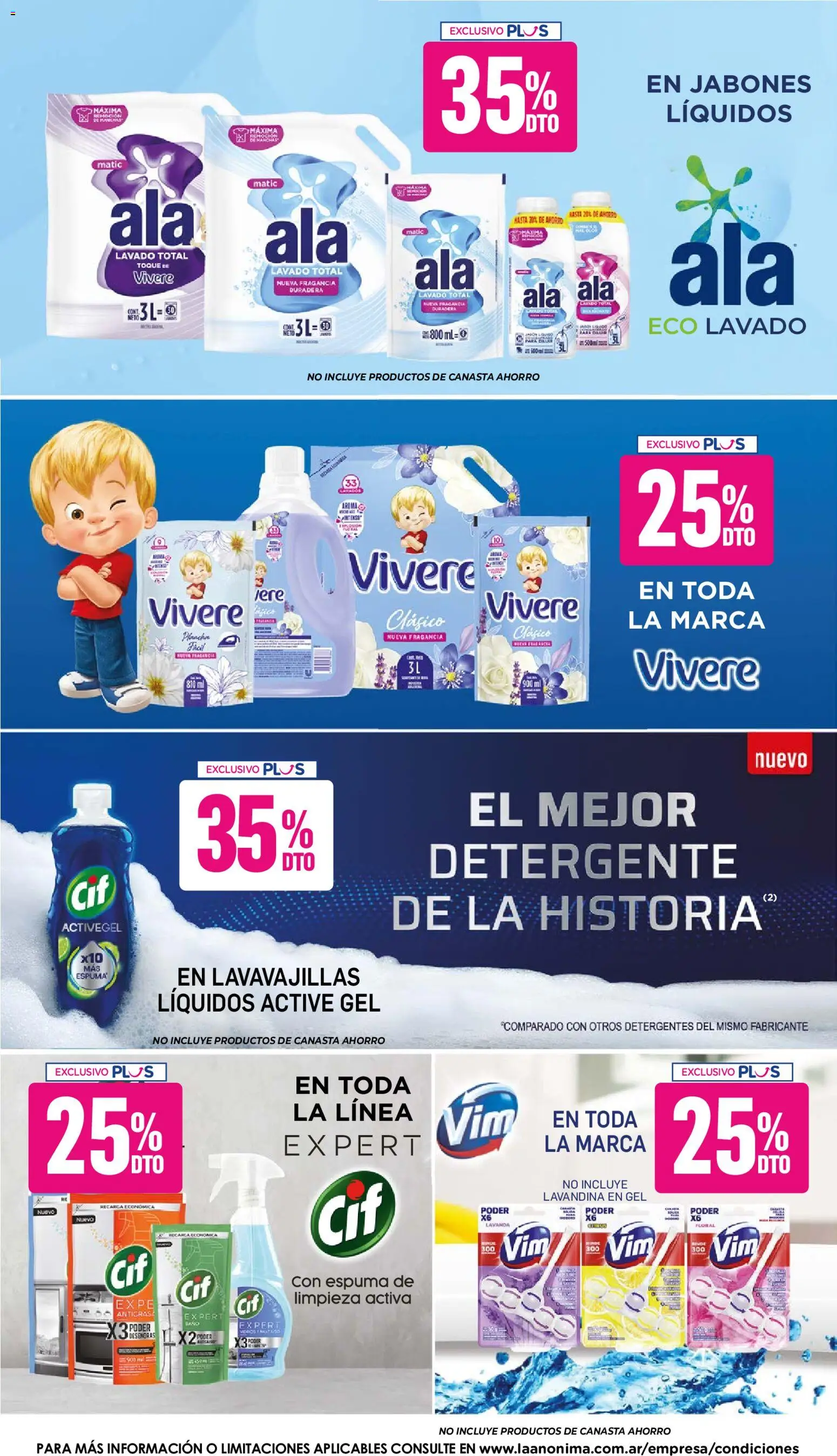 La Anonima catálogo │ válido desde el 21.05.2026 | Página: 29 | Productos: Antigrasa, Lavandina, Lavavajillas, Canasta