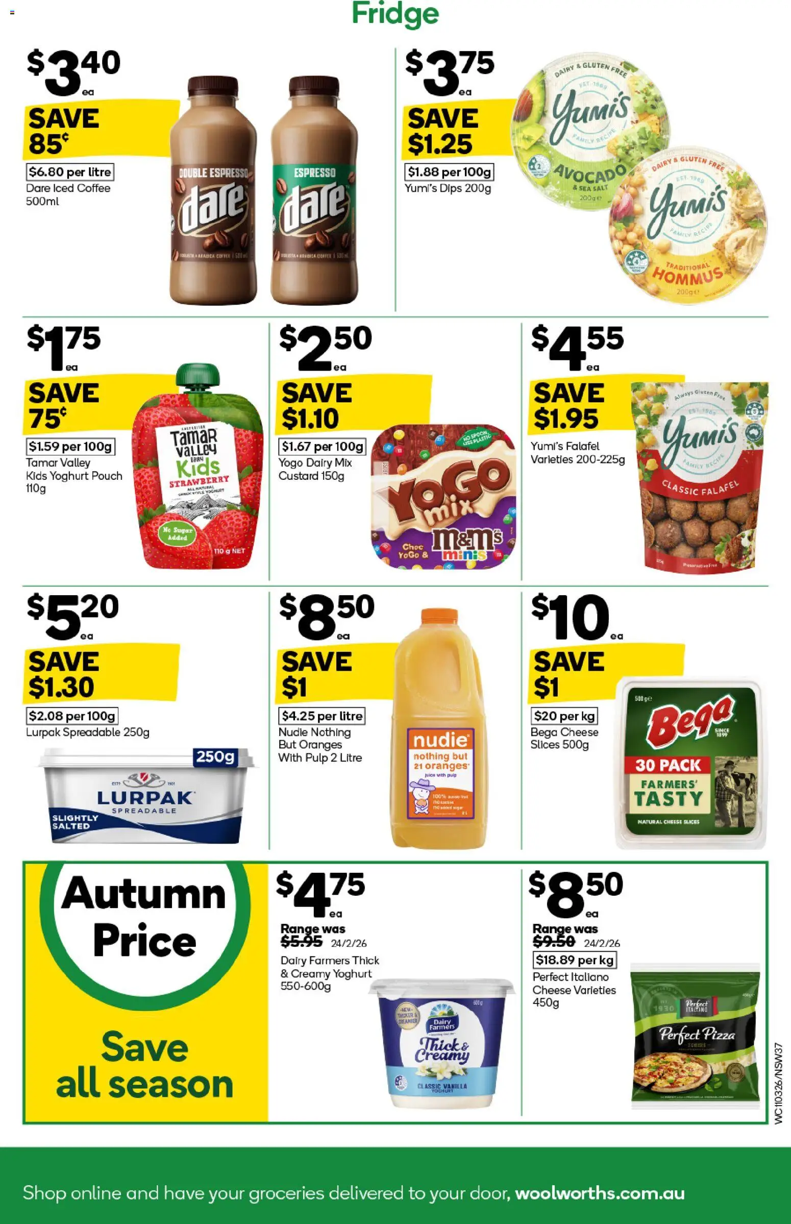 Woolworths catalogue - valid from 11.03.2026 | Page: 37 | Products: Cheese, Pizza, Oranges, Salt