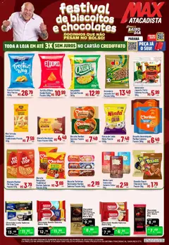 Max Atacadista ofertas Biscoitos e Chocolates - Pré-Visualização do folheto da loja Max Atacadista, válido de 29/07/2026