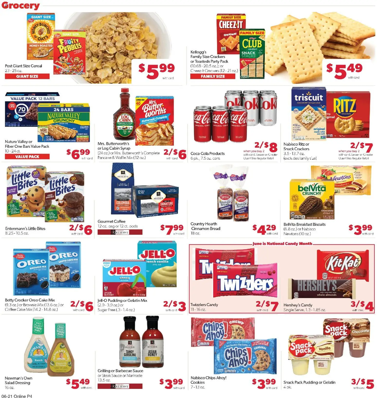 Family Fare Weekly Ad - NE - valid from 06/21/2026 | Page: 8 | Products: Chocolate, Chips, Cookies, Salt