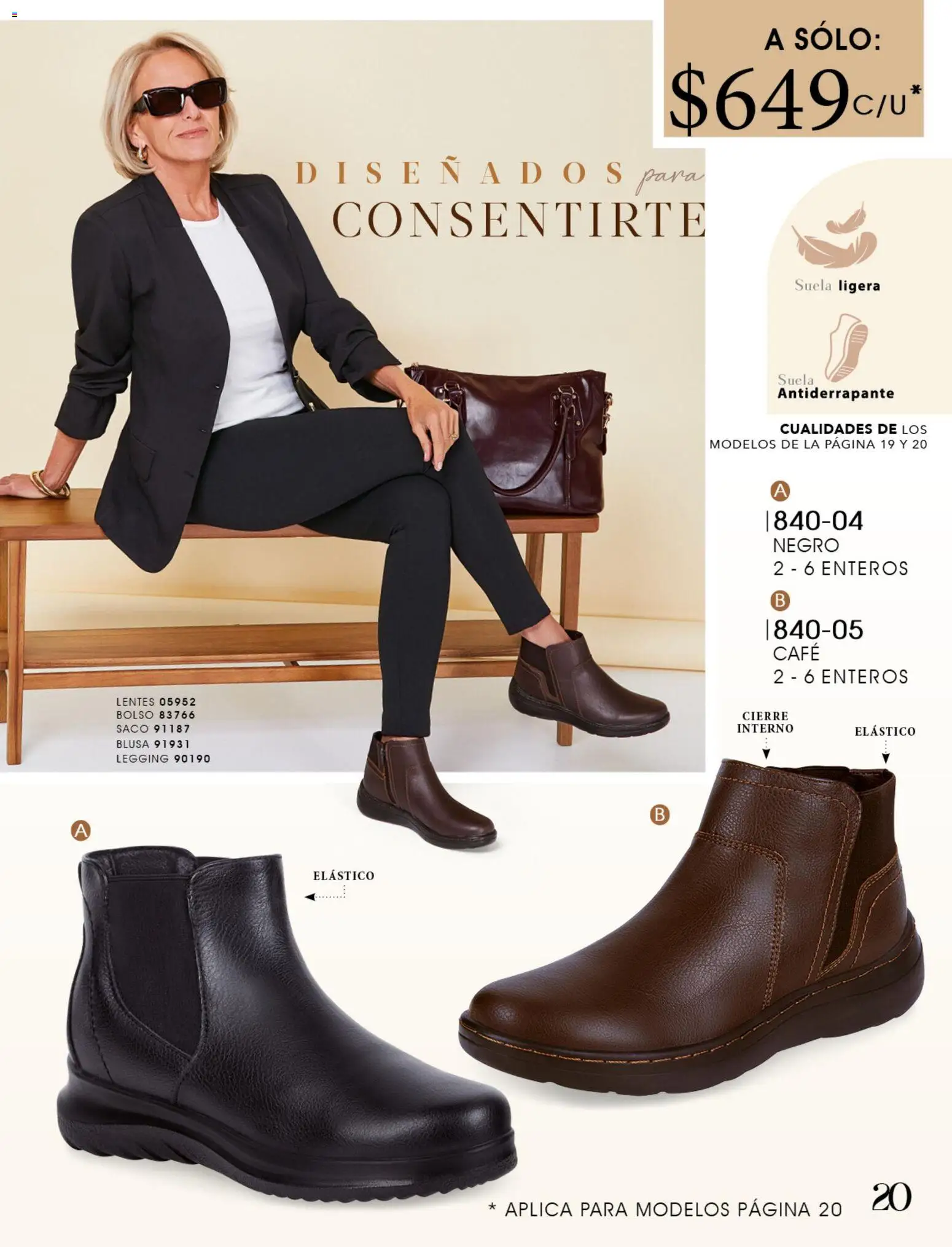 Nuevas ofertas de Cklass válidas en toda la República Mexicana desde el 08/07/2026. ¡Encuentra las mejores ofertas en Cklass catálogo Confort! | Página: 21 | Productos: Blusa, Lentes, Bolso, Café