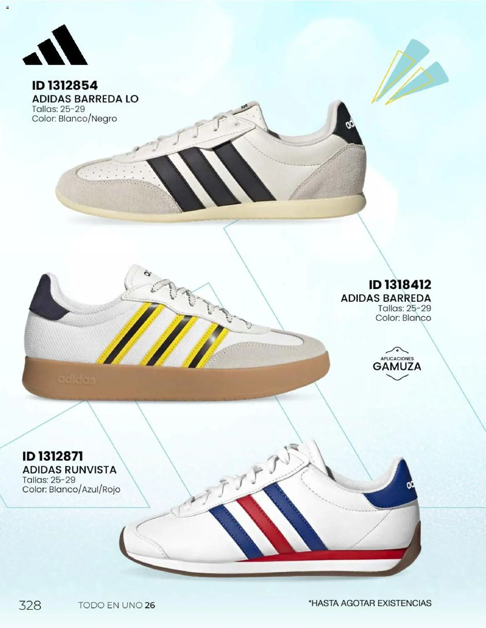 Nuevas ofertas de Price Shoes válidas en toda la República Mexicana desde el 06.05.2026. ¡Encuentra las mejores ofertas en Price Shoes catálogo Todo en uno! | Página: 328 | Productos: Gamuza