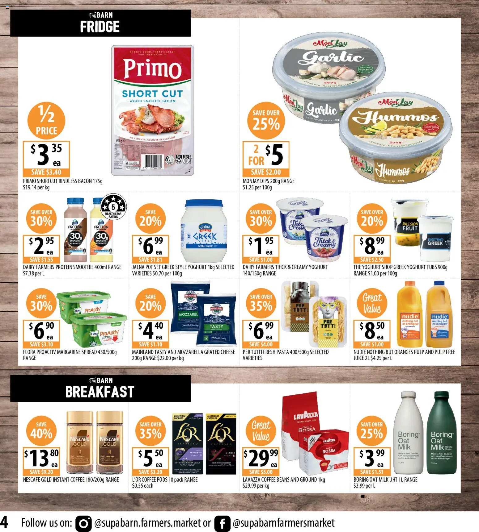 Supabarn catalogue - valid from 20.05.2026 | Page: 4 | Products: Dairy, Cheese, Wood, Sugar