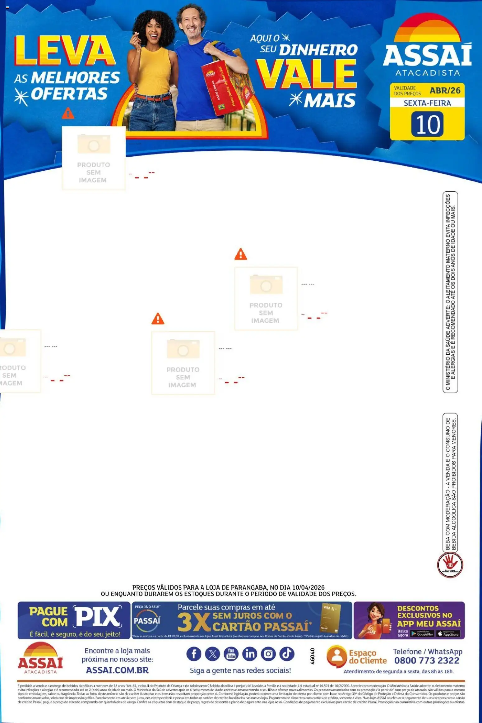 Assaí Atacadista Folheto - válido de 29.05.2026 | Página: 1 | Produtos: Pneus, Base, Bebida, Telefone