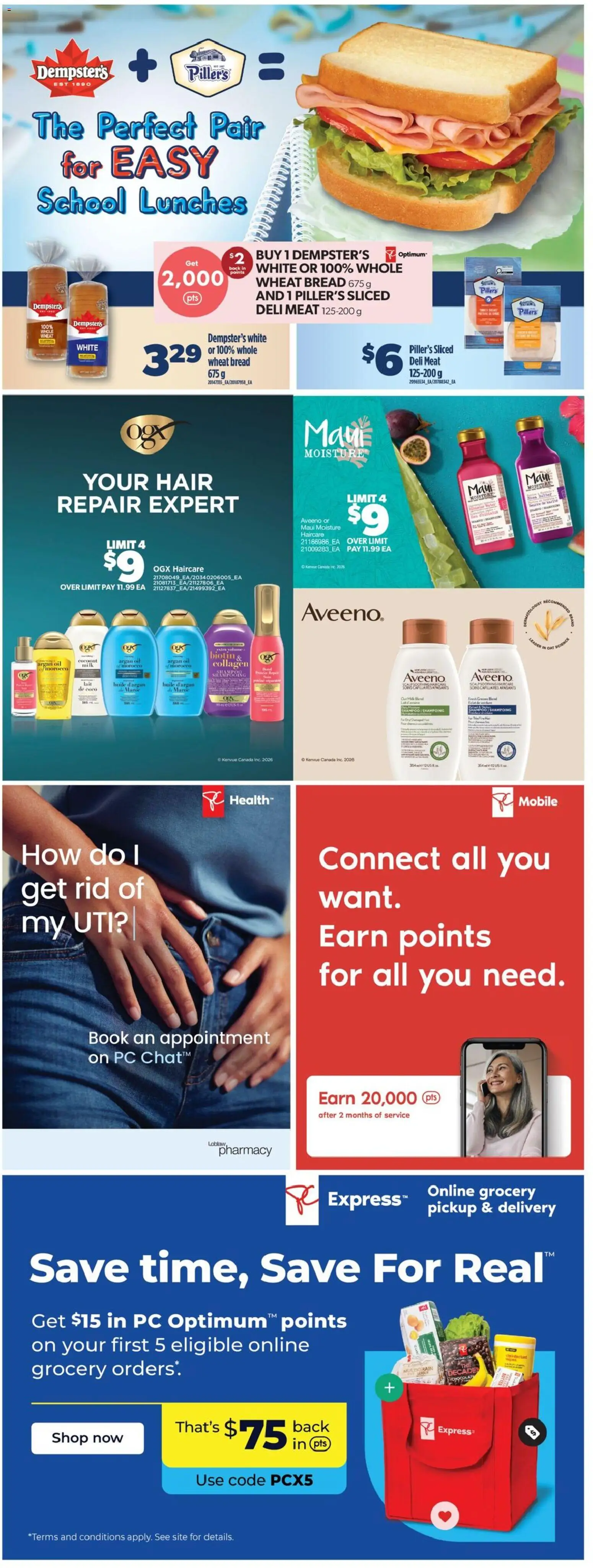Real Canadian Superstore flyer valid from Sep 24, 2026 | Page: 41 | Products: Shampoo, Meat, Oil, Shea butter