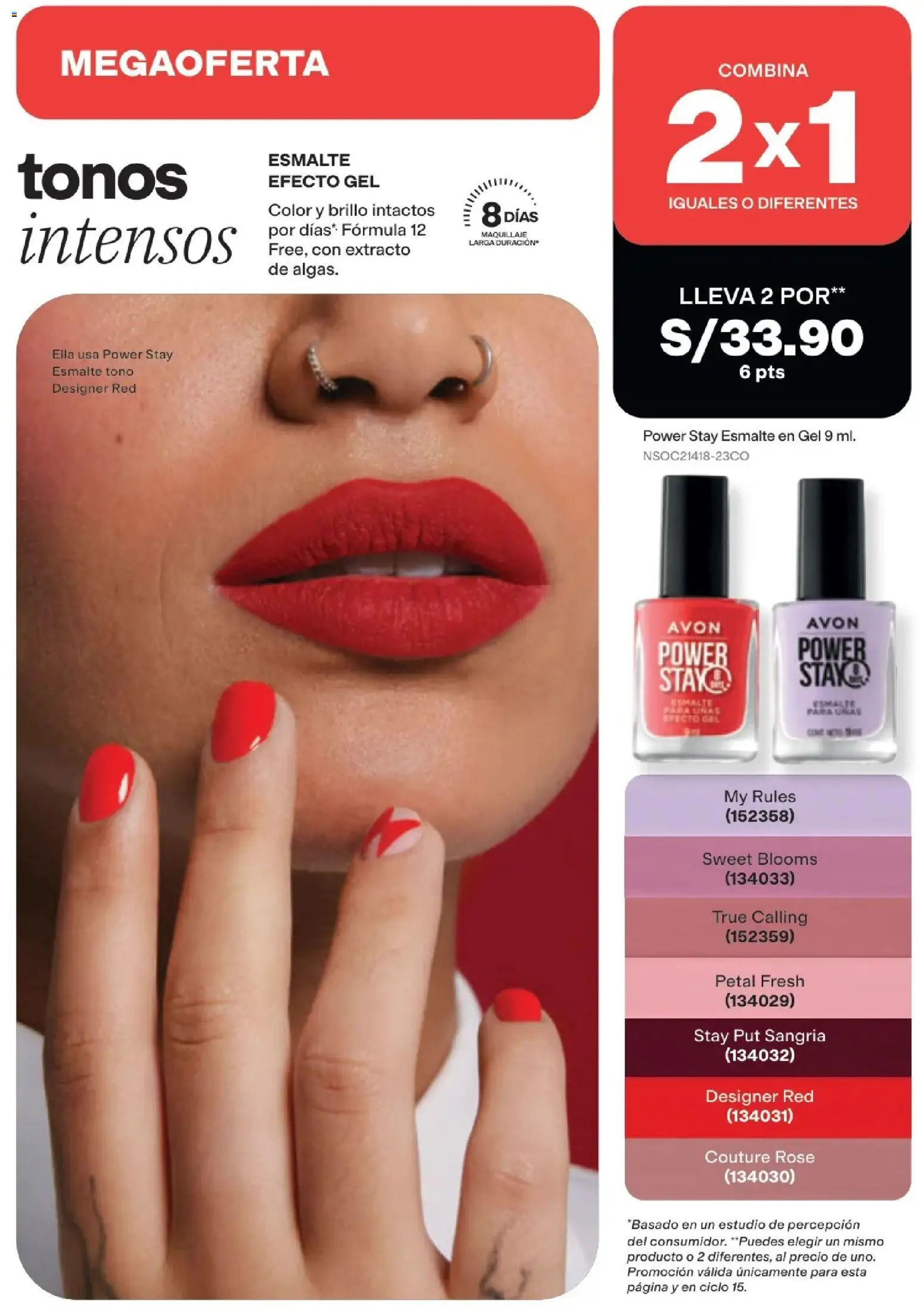 Catálogo Avon válido desde 15/09/2026 | Página: 34 | Productos: Maquillaje