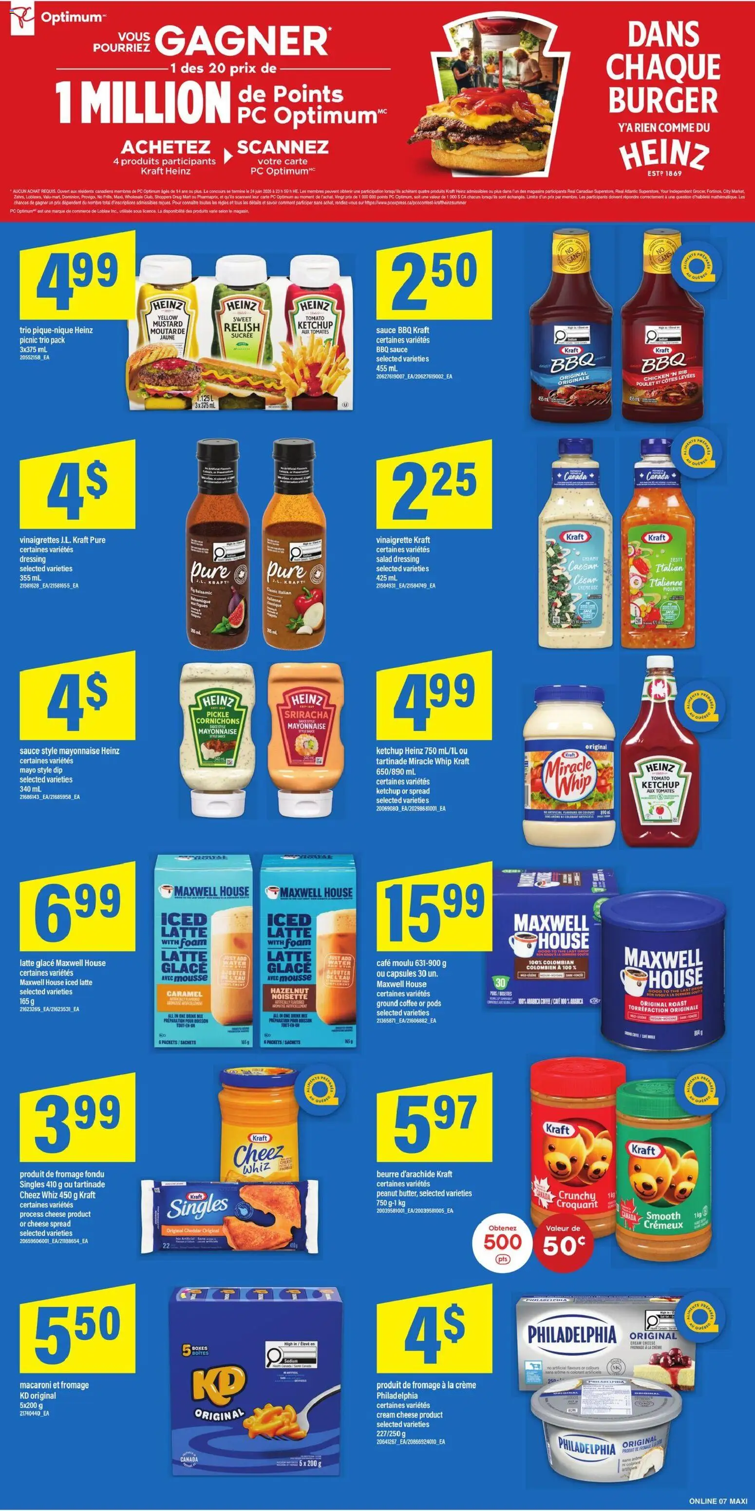 Maxi flyer valid from Jun 25, 2026 | Page: 11 | Products: Cream, PC, Cheese, Chicken