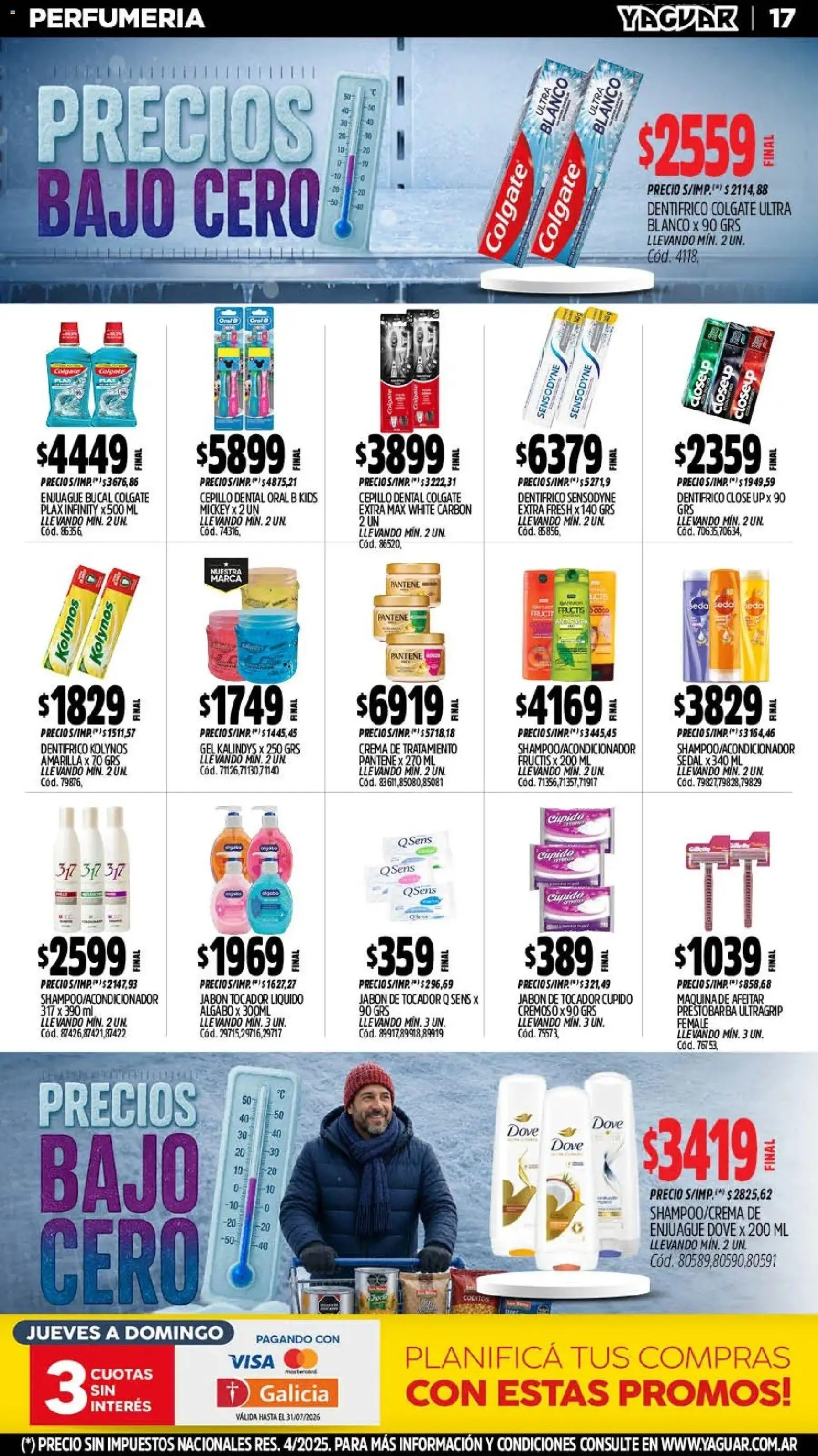 Yaguar - Oferta Semanal Trelew │ válido desde el 27/07/2026 | Página: 20 | Productos: Cepillo, Jabón, Enjuague bucal, Crema
