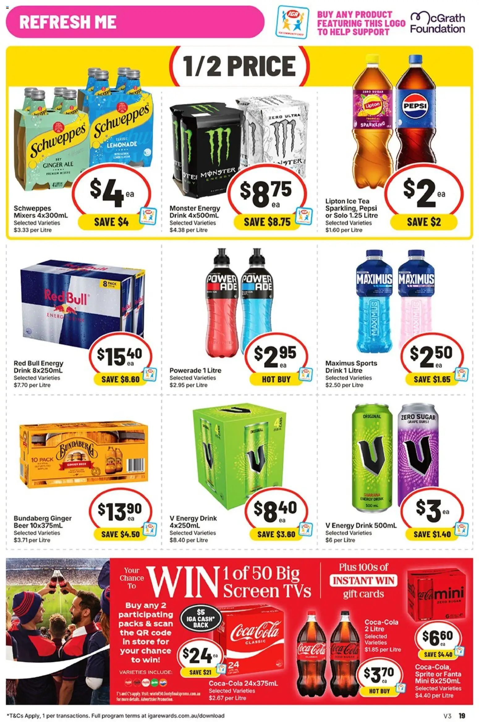 IGA catalogue - valid from 16/09/2026 | Page: 21 | Products: Tea, Pepsi, Sugar, Lemonade