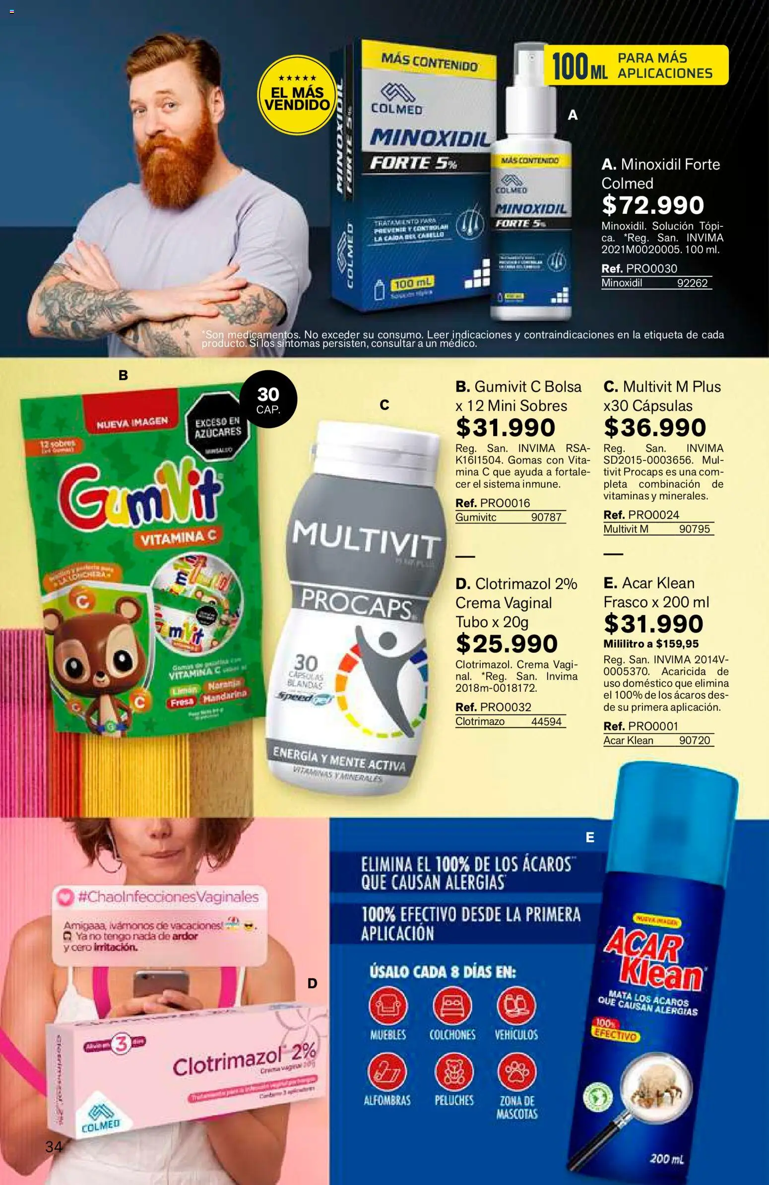 Leonisa revista - valida desde el 25/06/2026 | Página: 34 | Productos: Frasco, Fresa, Gomas, Combinación