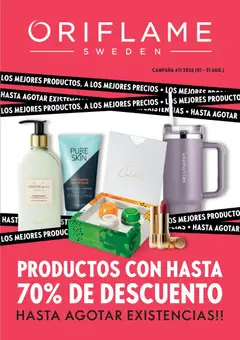 Vista previa de Oriflame catálogo Venta Especial, nuevo folleto de la tienda, válido en México a partir del 01/08/2026