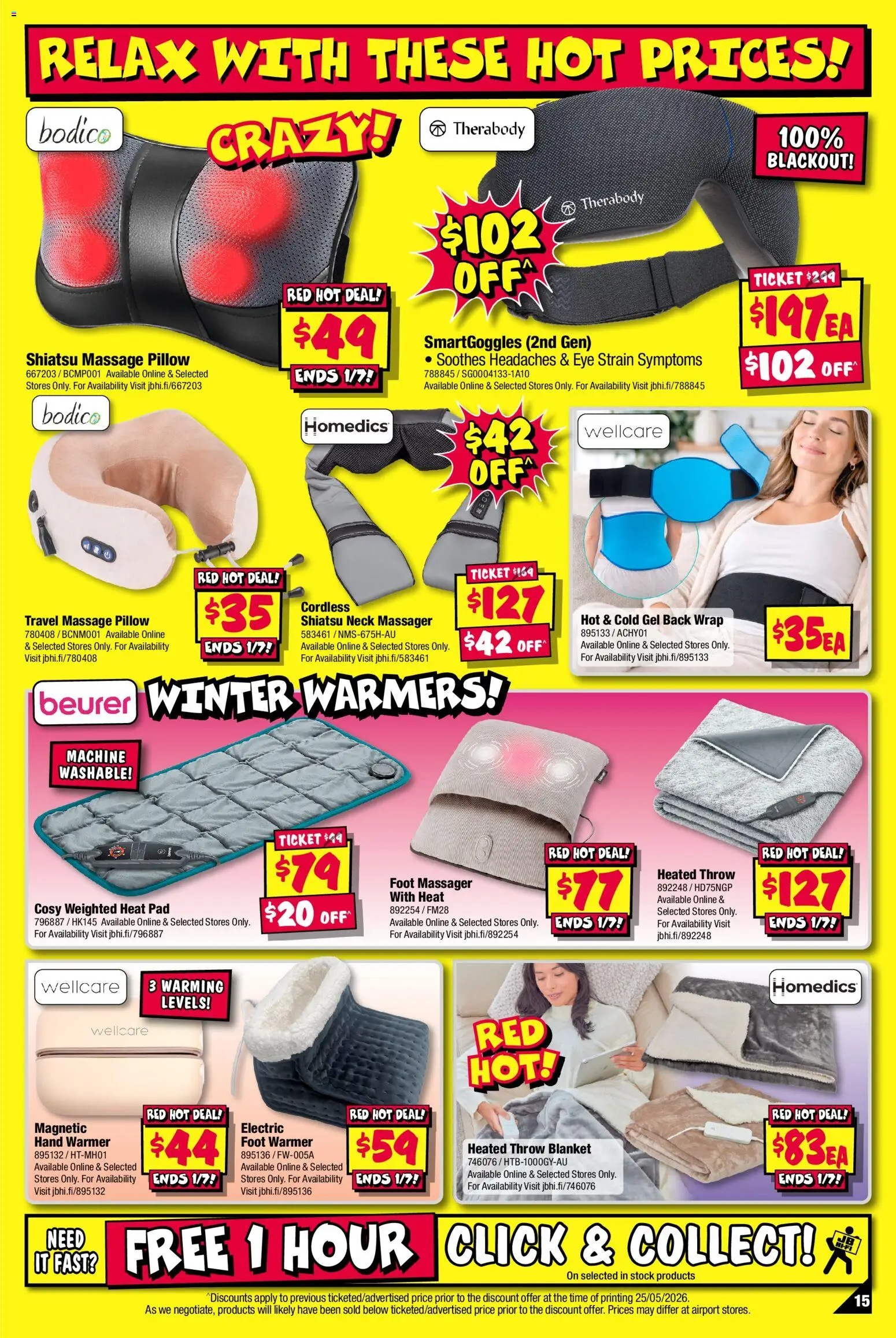 JB Hi-Fi catalogue - valid from 10.06.2026 | Page: 15 | Products: Pillow, Blanket