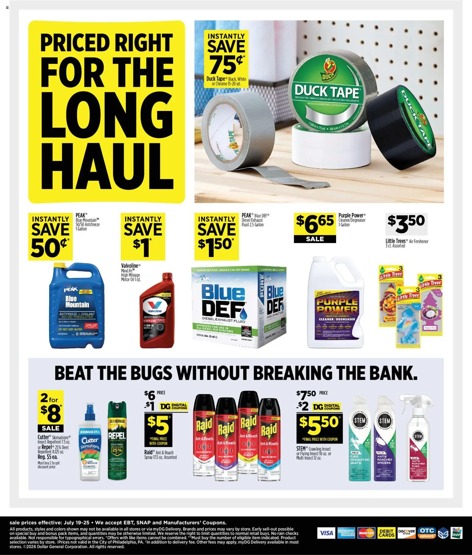 Dollar General Weekly Ad - TX - valid from 07/19/2026 | Page: 14 | Products: Oil, Coolant, Motor Oil, Cutter