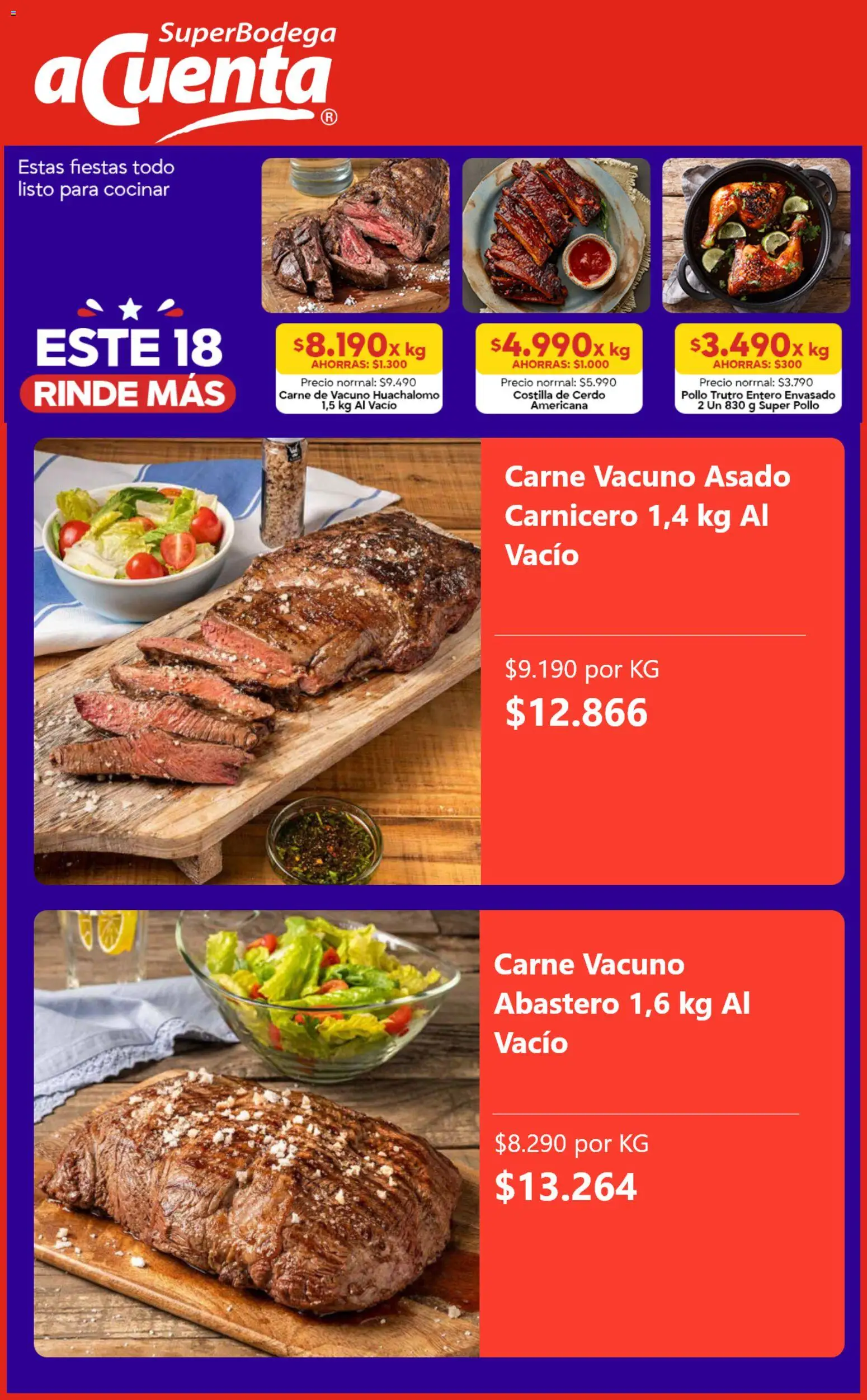 Super Bodega aCuenta Ofertas │ válido desde el 24.08.2026 | Página: 4 | Productos: Asado, Pollo, Carne, Cerdo