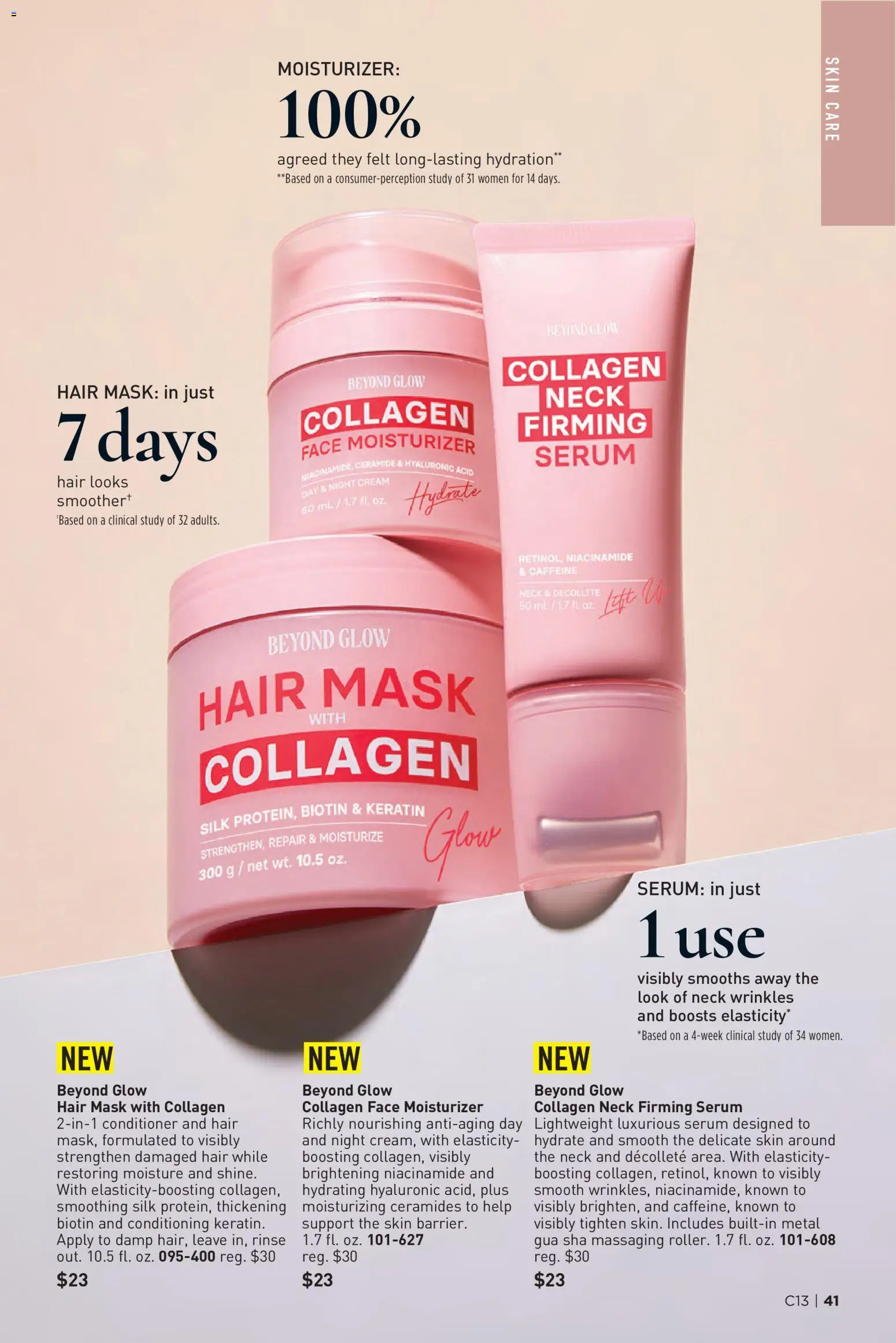 Avon Brochure - valid from 17.06.2026 | Page: 41 | Products: Biotin, Conditioner, Night Cream, Mask