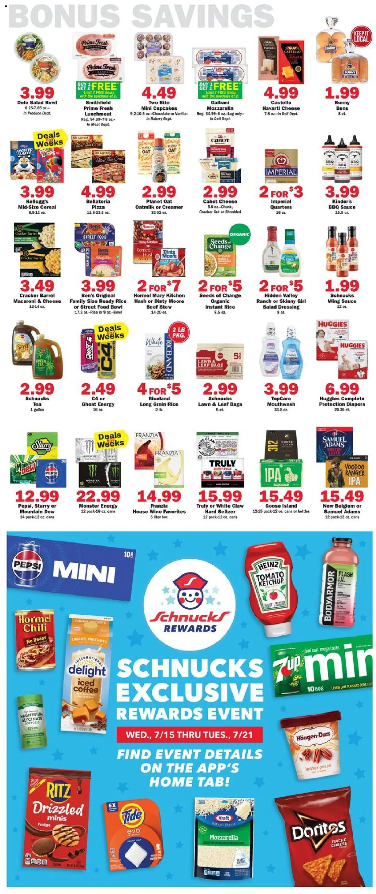 Schnucks Weekly Ad - valid from 07/15/2026 | Page: 5 | Products: Magnesium, Rice, Mouthwash, Beef