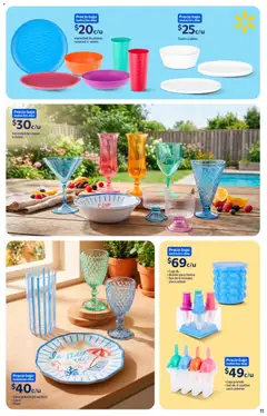 Vista previa de Walmart folleto Precios bajos todos los días, nuevo folleto de la tienda, válido en México a partir del 22/07/2026 | Página: 11 | Productos: Paleta, Molde, Caja, Vasos