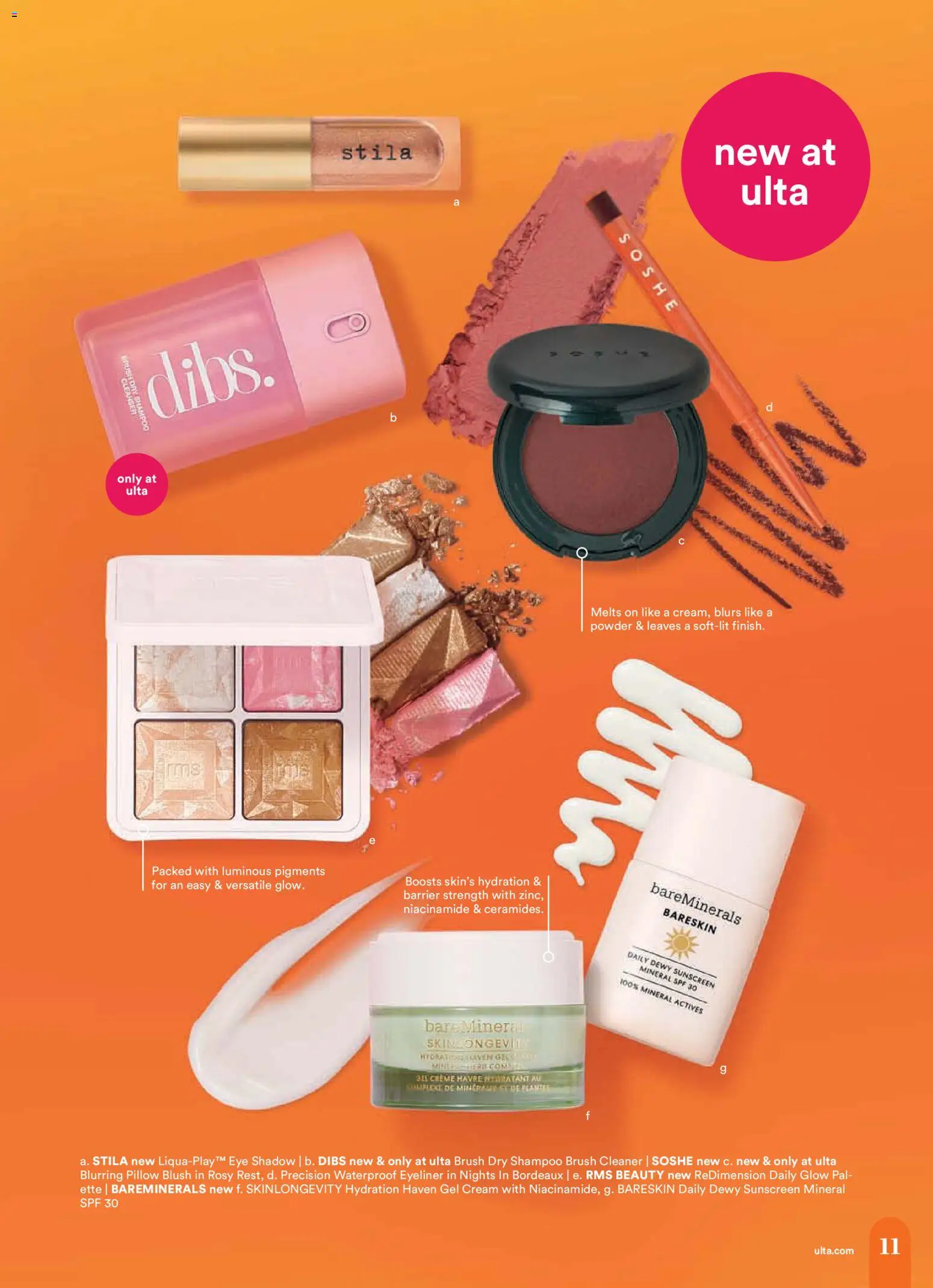 Ulta Beauty Weekly Ad - valid from 08/28/2026 | Page: 11 | Products: Pillow, Powder, Eyeliner, Sunscreen