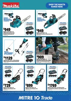 Preview of Mitre 10 Max Your Tax Back - valid from 13.05.2026 | Page: 7 | Products: Pruning, Chainsaw, Batteries, Mower