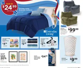 Preview of Fred Meyer weekly ads valid from 07/15/2026 | Page: 6 | Products: Chair, Bath, Steamer, Comforter