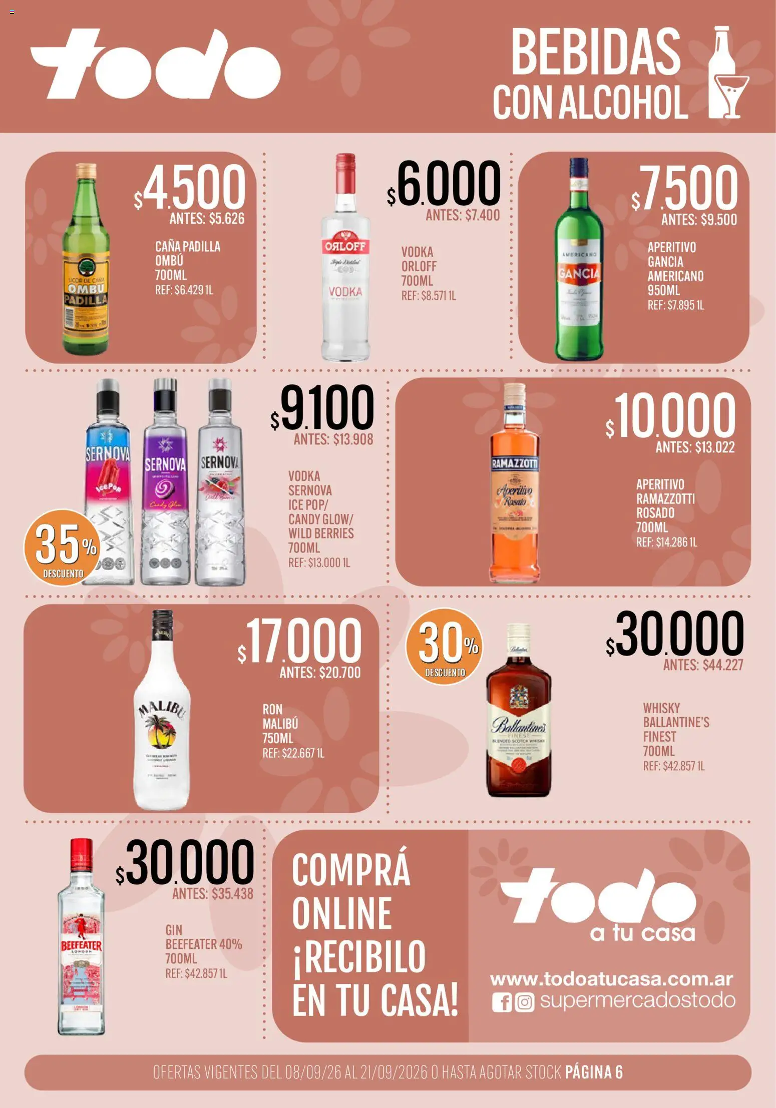 Supermercados TODO catálogo │ válido desde el 08/09/2026 | Página: 6
