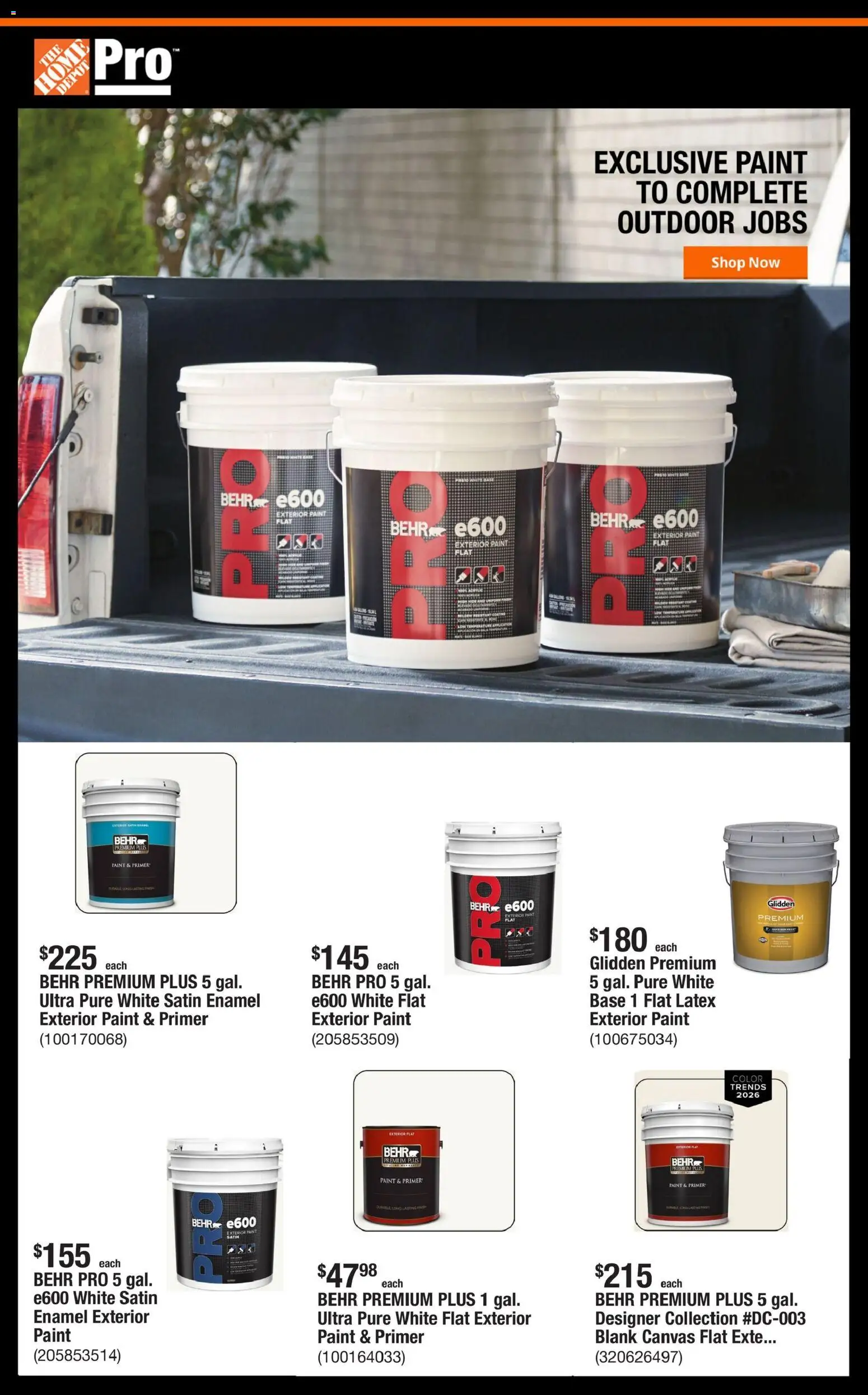 Home Depot Shop Pro Ad | 07/20 catalogue cover
