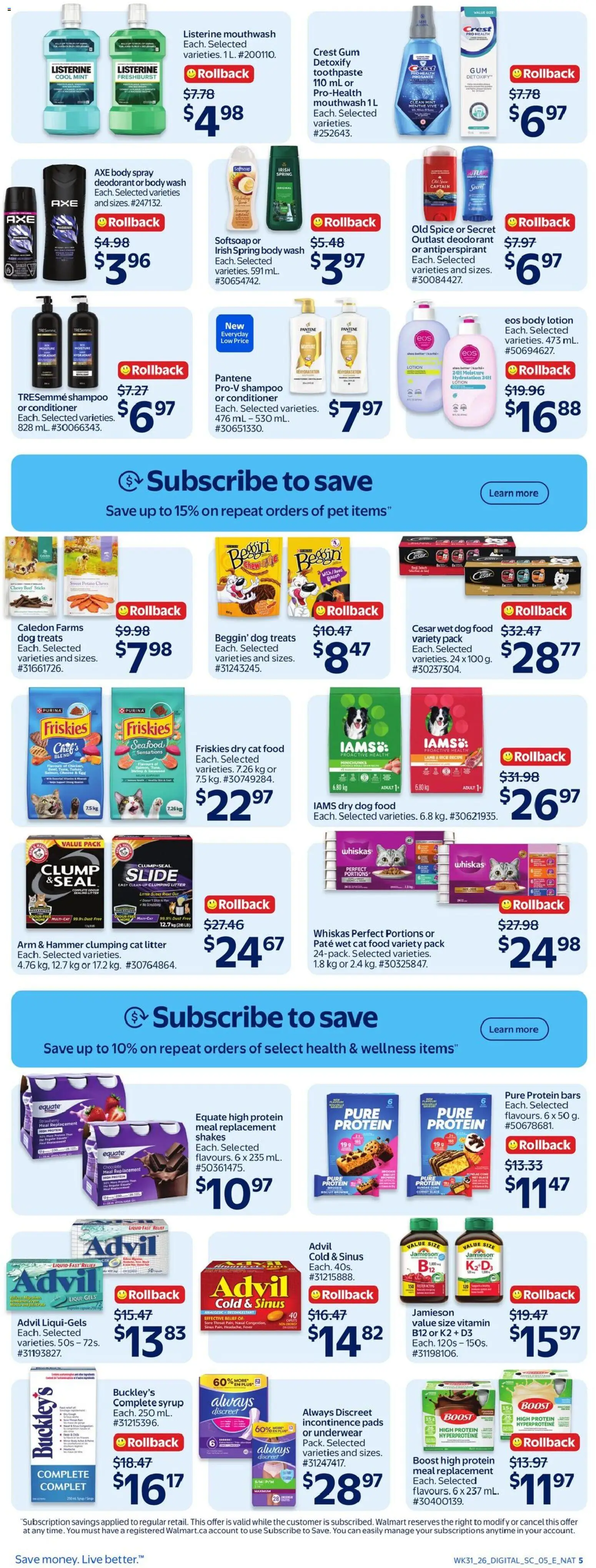 Walmart flyer valid from Aug 27, 2026 | Page: 9